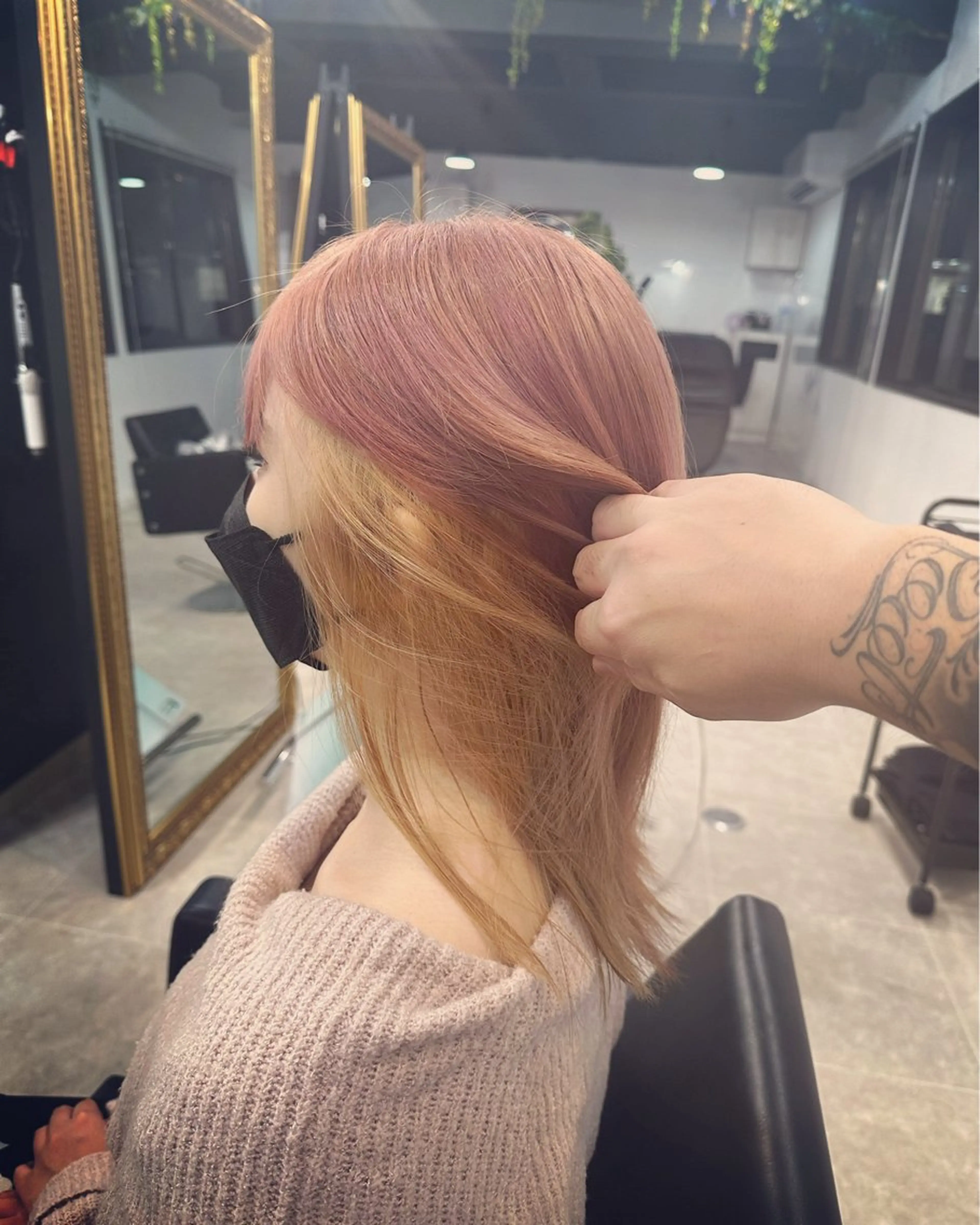 ミディアム ヘアカラー ❤️可愛いハイトーン を造る❤️AKIRAのヘアスタイル