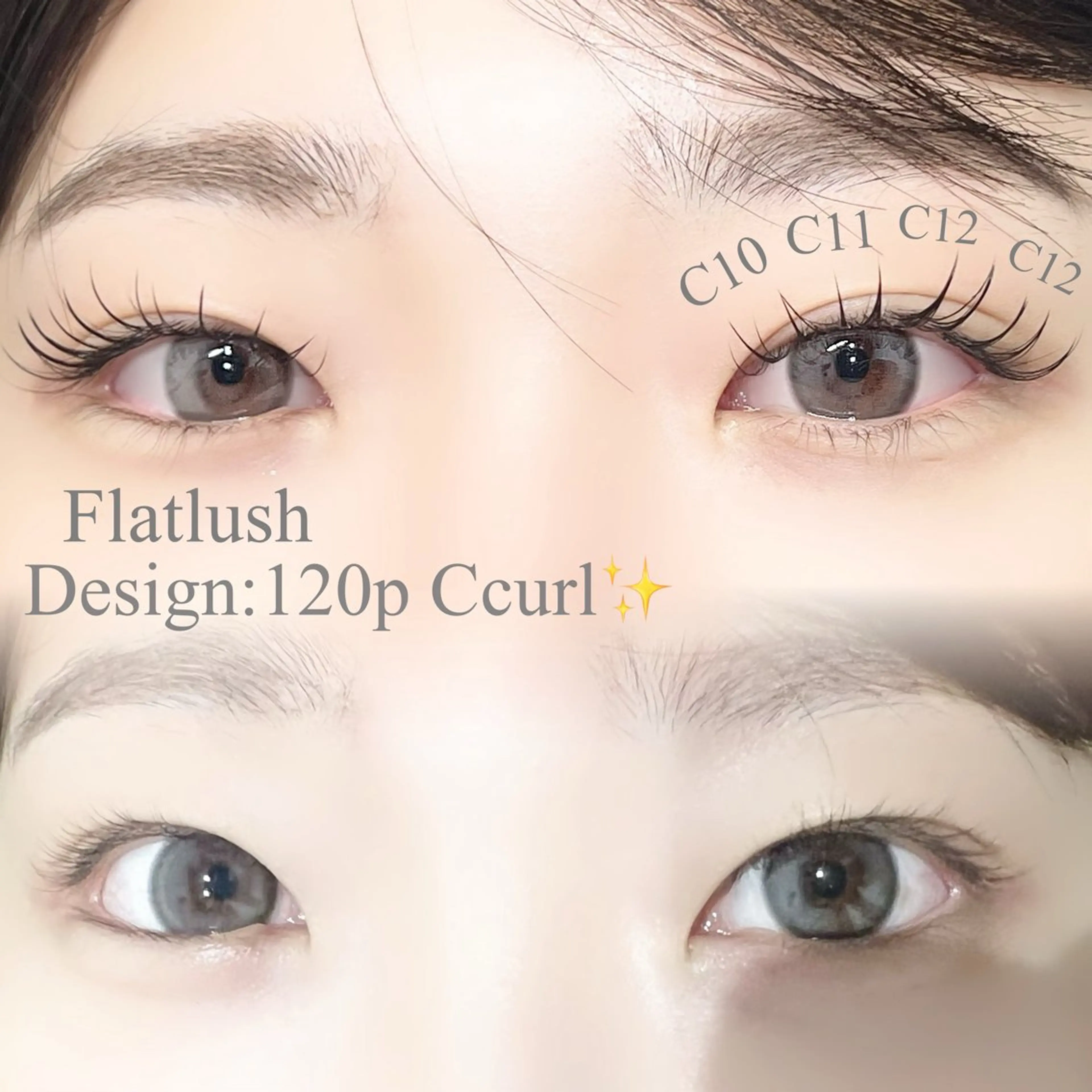 【限定価格クーポン🫧】🦋大人気🦋 フラットラッシュ120本✨️ オフ込＋コーティングお仕上げ🩵の写真