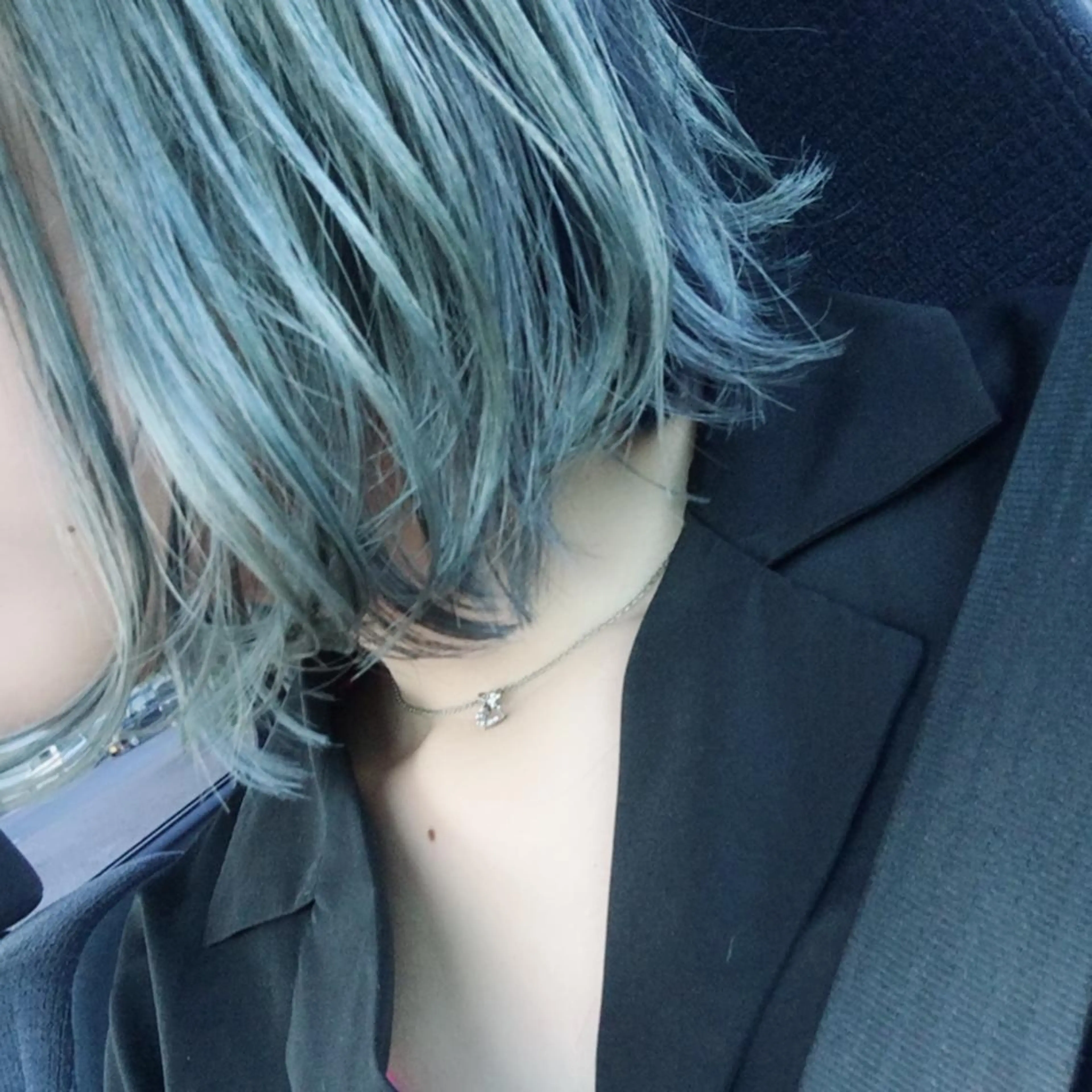 ミディアム カラー カット ヘアカラー トリートメント みねぎし ふうかのヘアスタイル