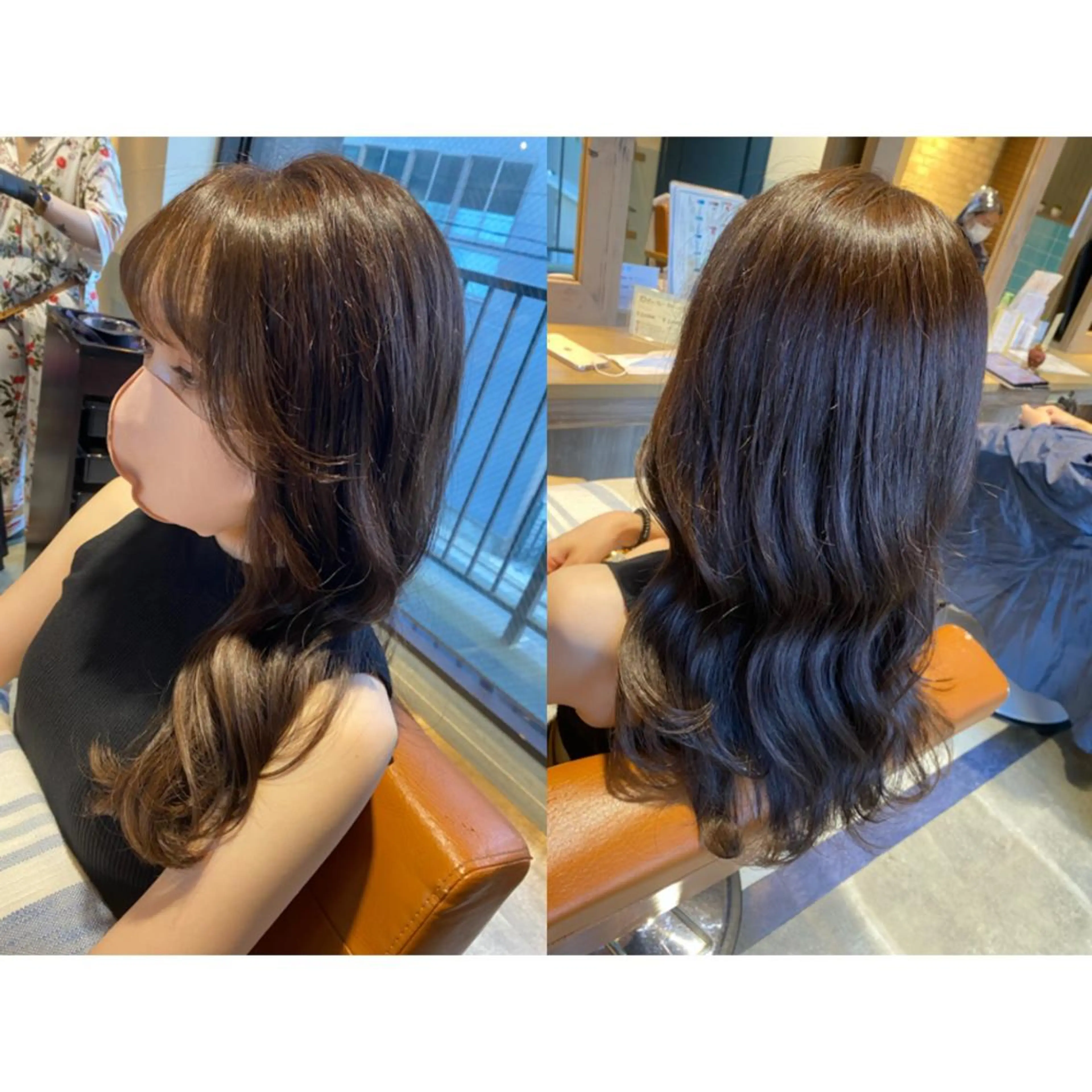 カラー カット トリートメント 🐻結んで可愛い hair EMI🐻のヘアスタイル