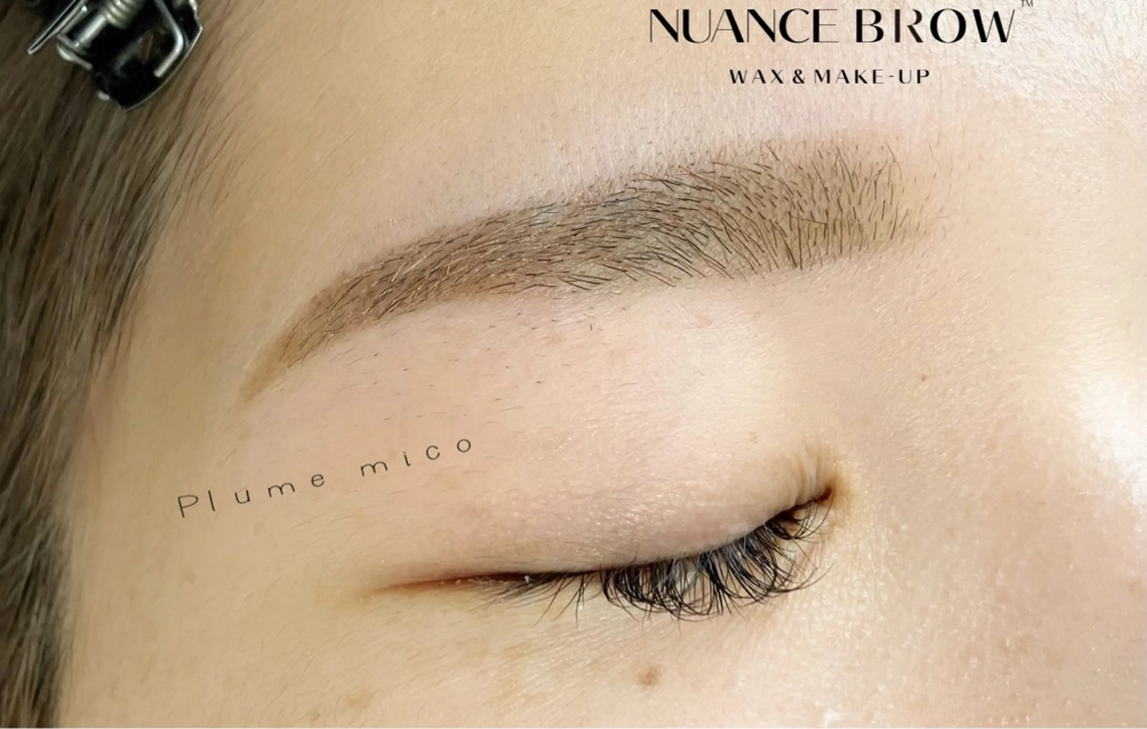アイブロウ ワックス脱毛 Plume micoのマツエク・マツパデザイン