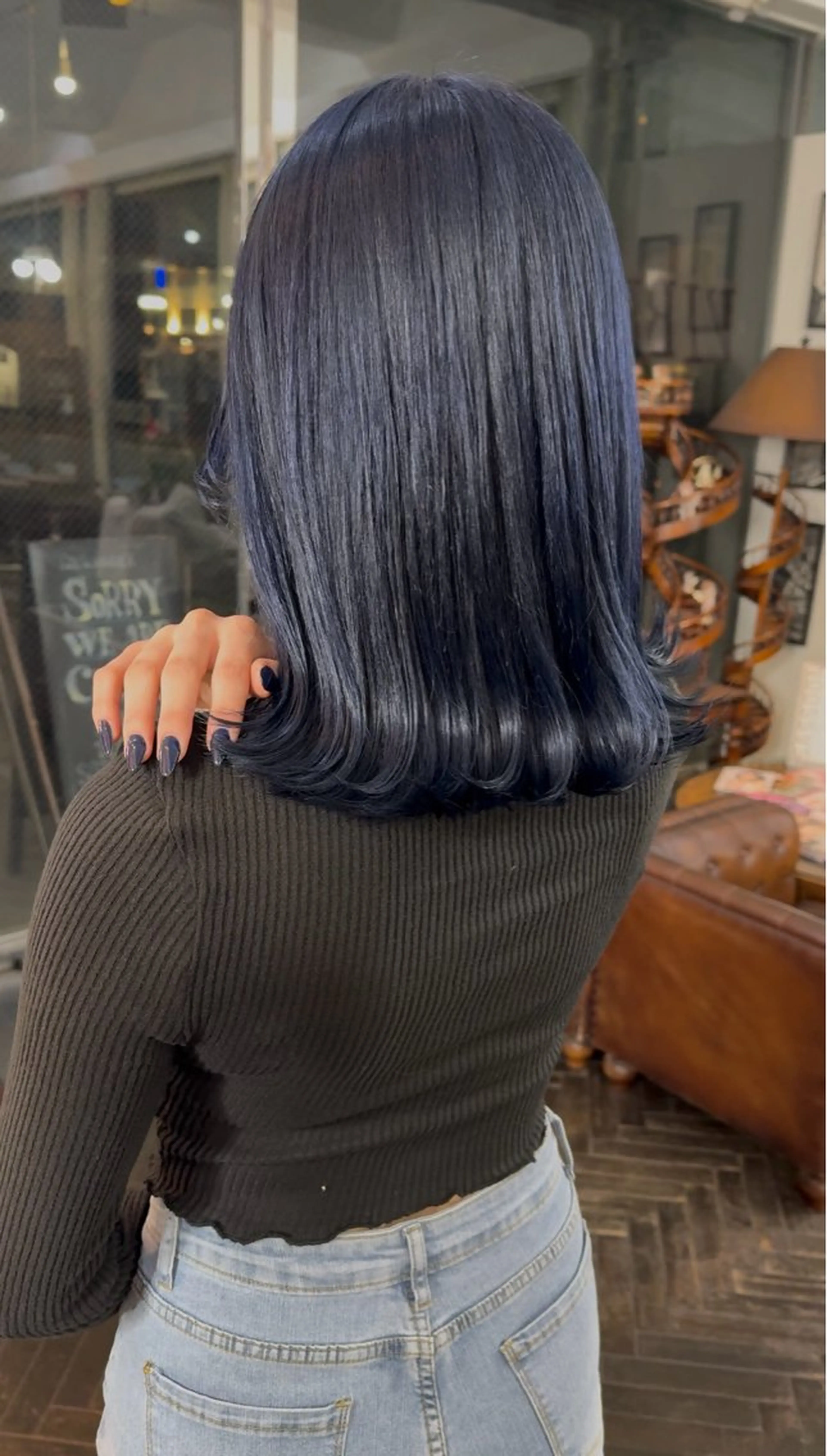 “ブリーチなし🫧”ワンカラー+カット+うる艶トリートメント💞の写真