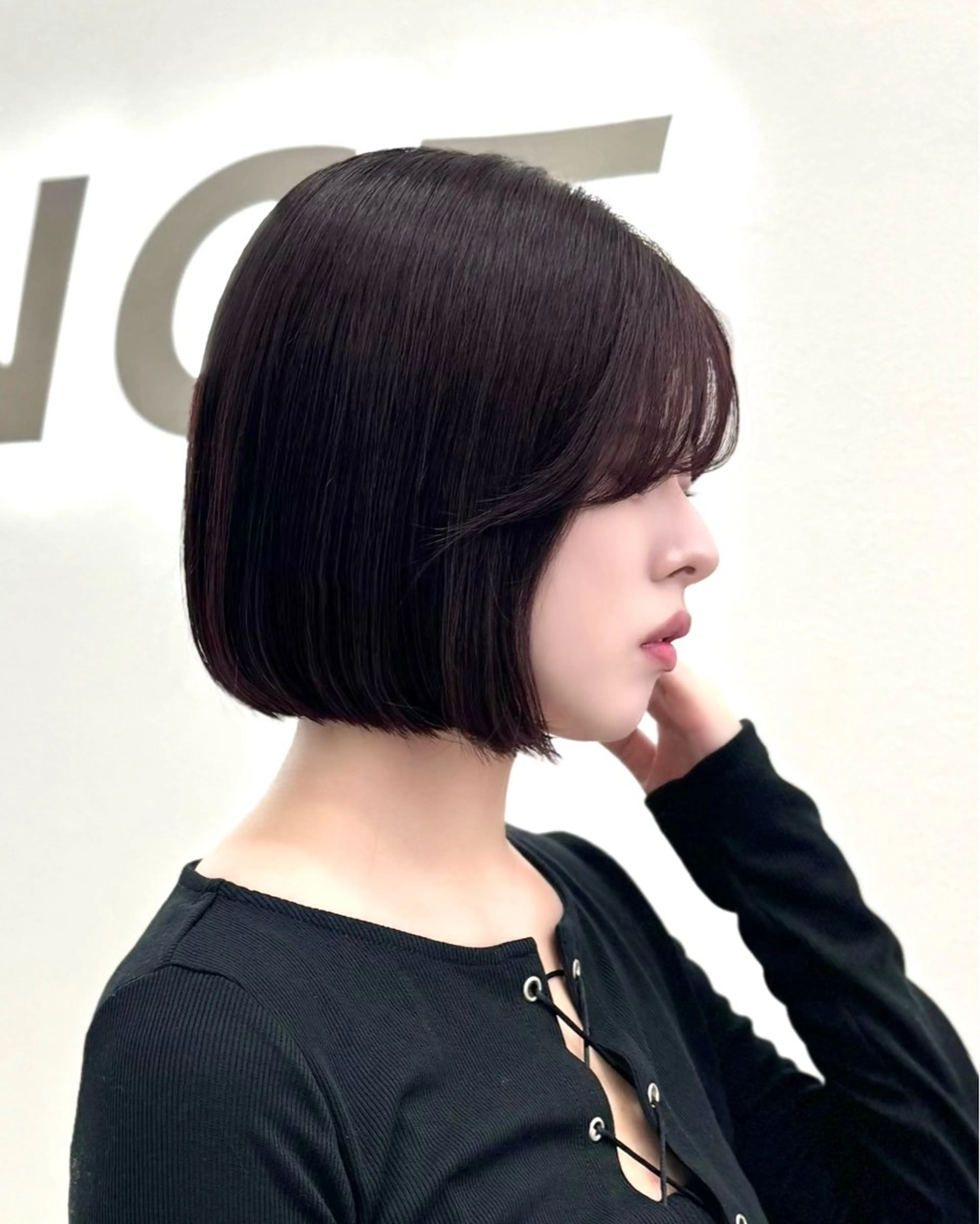 ショート カラー ヘアアレンジ カット ヘアカラー トリートメント ヘッドスパ ヘアセット 縮毛矯正🤍 盛れるボブ/ひかりのヘアスタイル