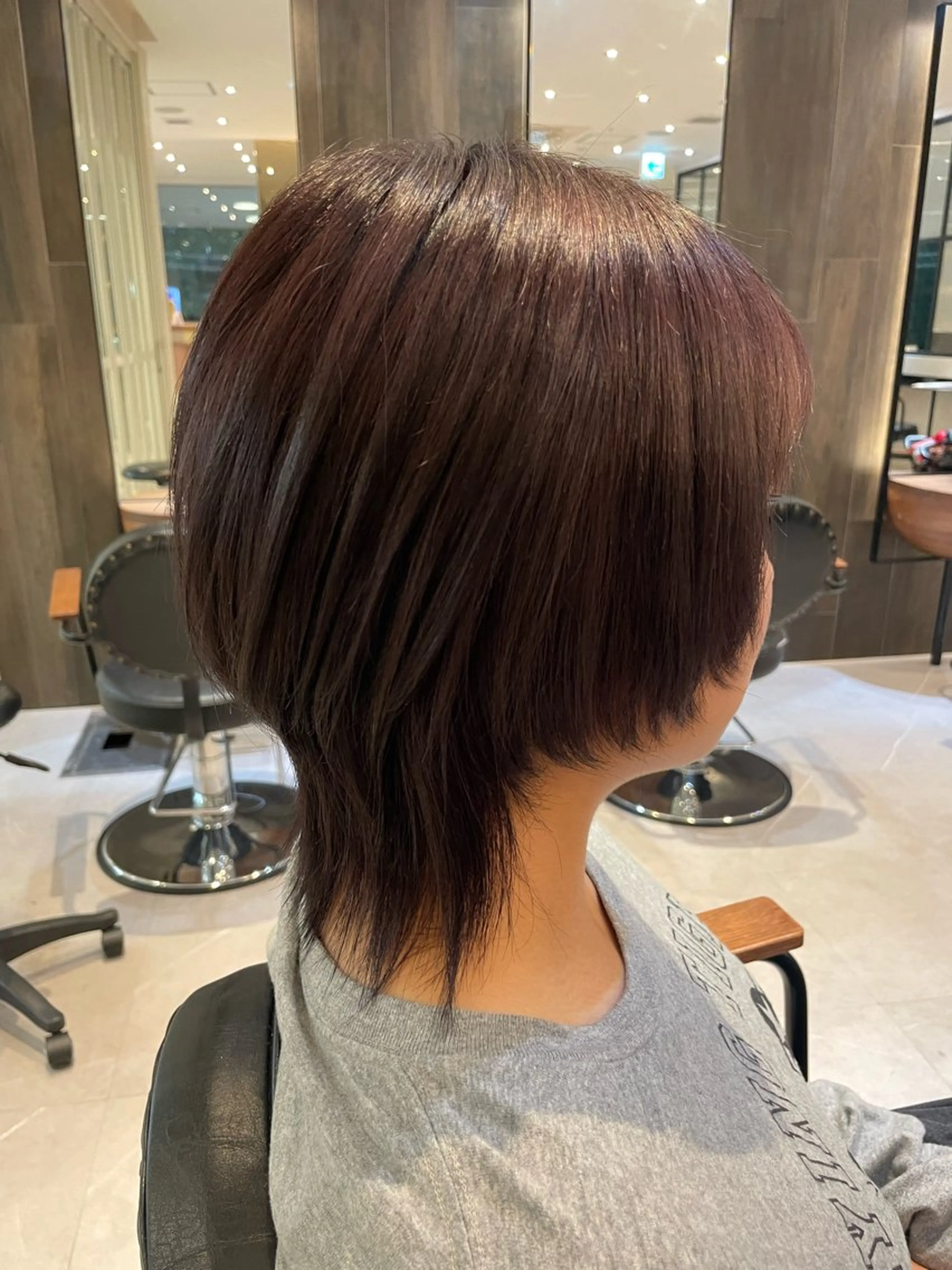 ショート カラー ラベンダーカラー ラベンダーピンク ピンクカラー オリーブカラー🫒/ ハッシュカット/みゆのヘアスタイル