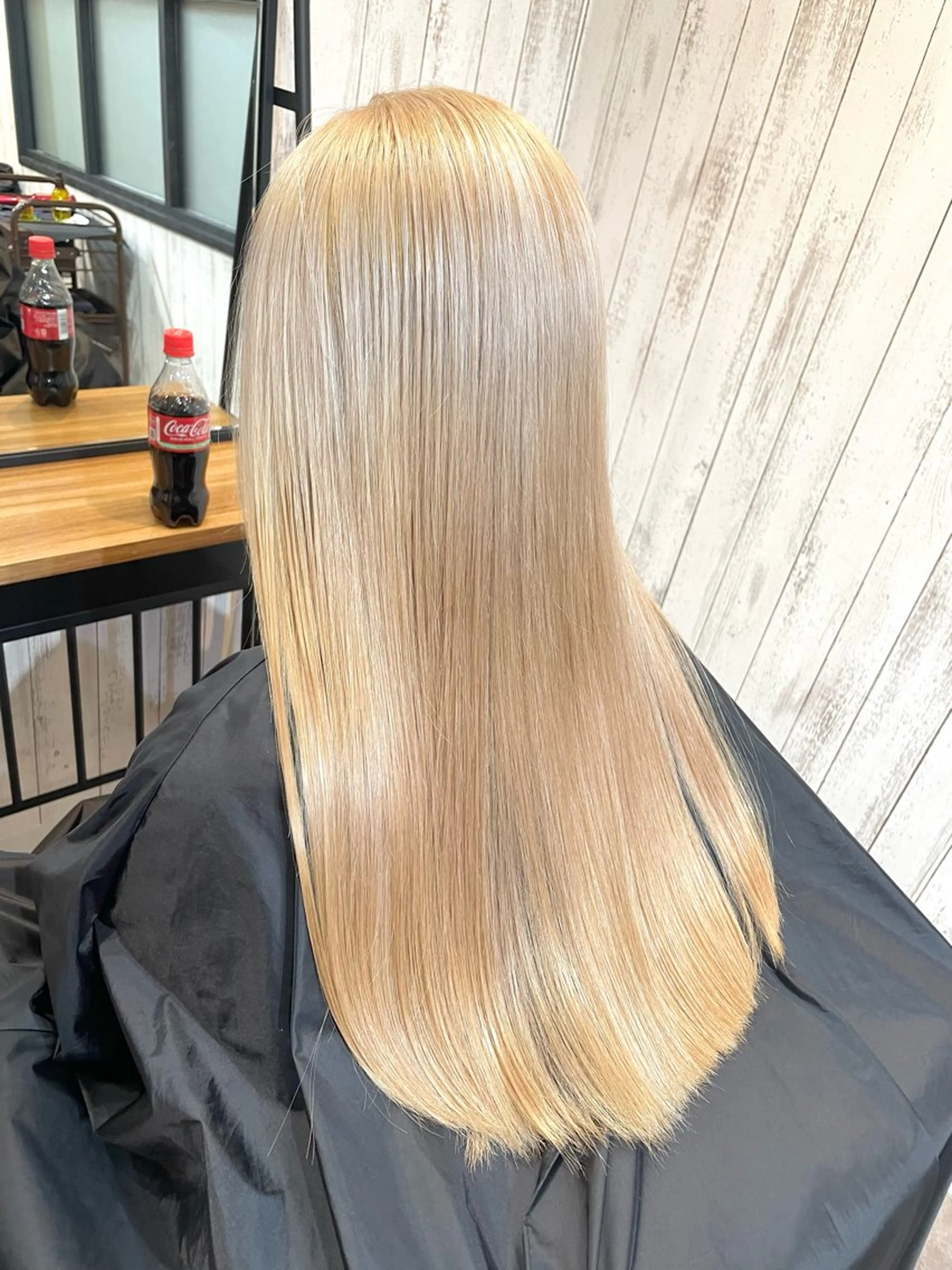 ロング ブリーチ特化🎖️ピ ンクカラー高橋さやかのヘアスタイル