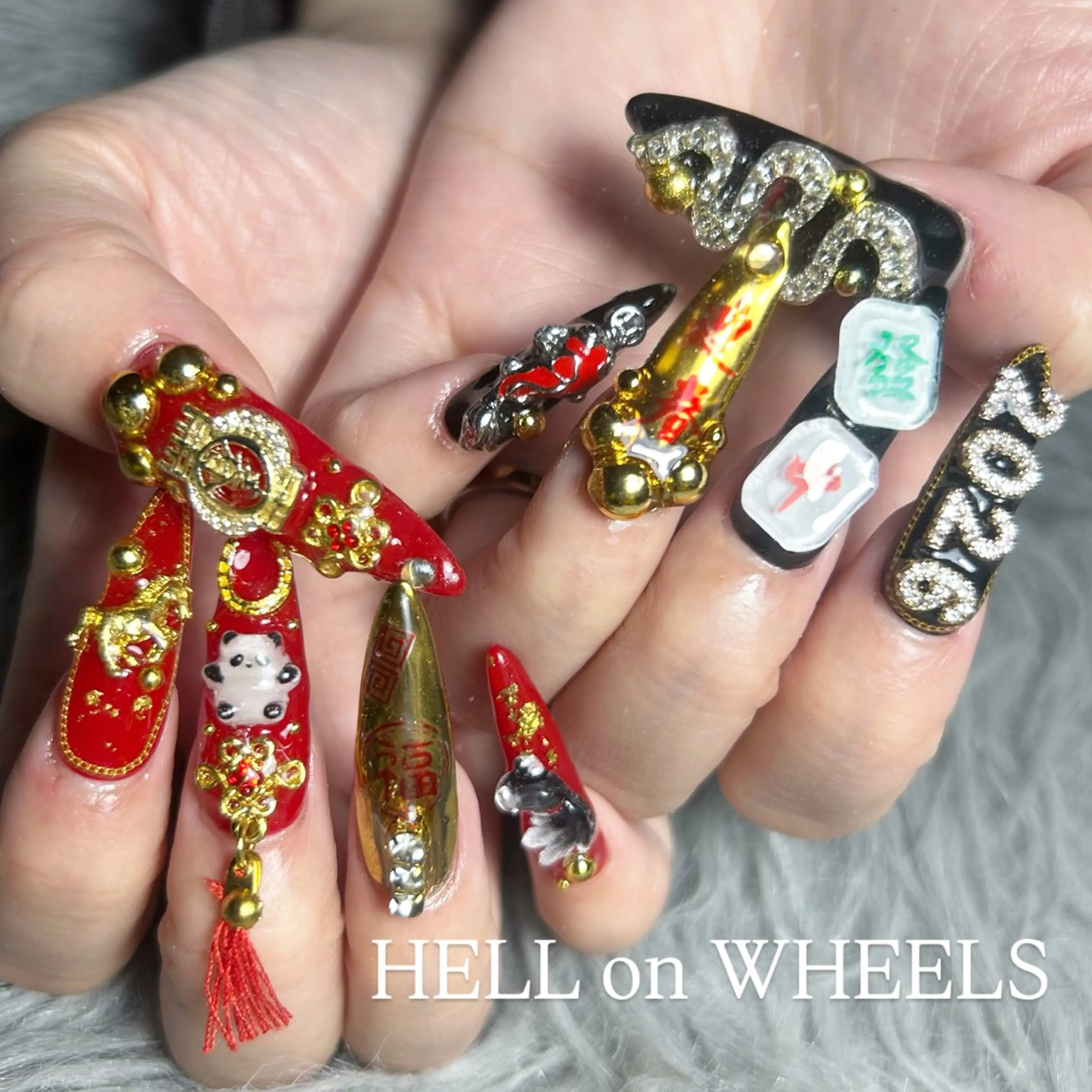 ネイル ハンドネイル ⛓Miyu ⛓のネイルデザイン