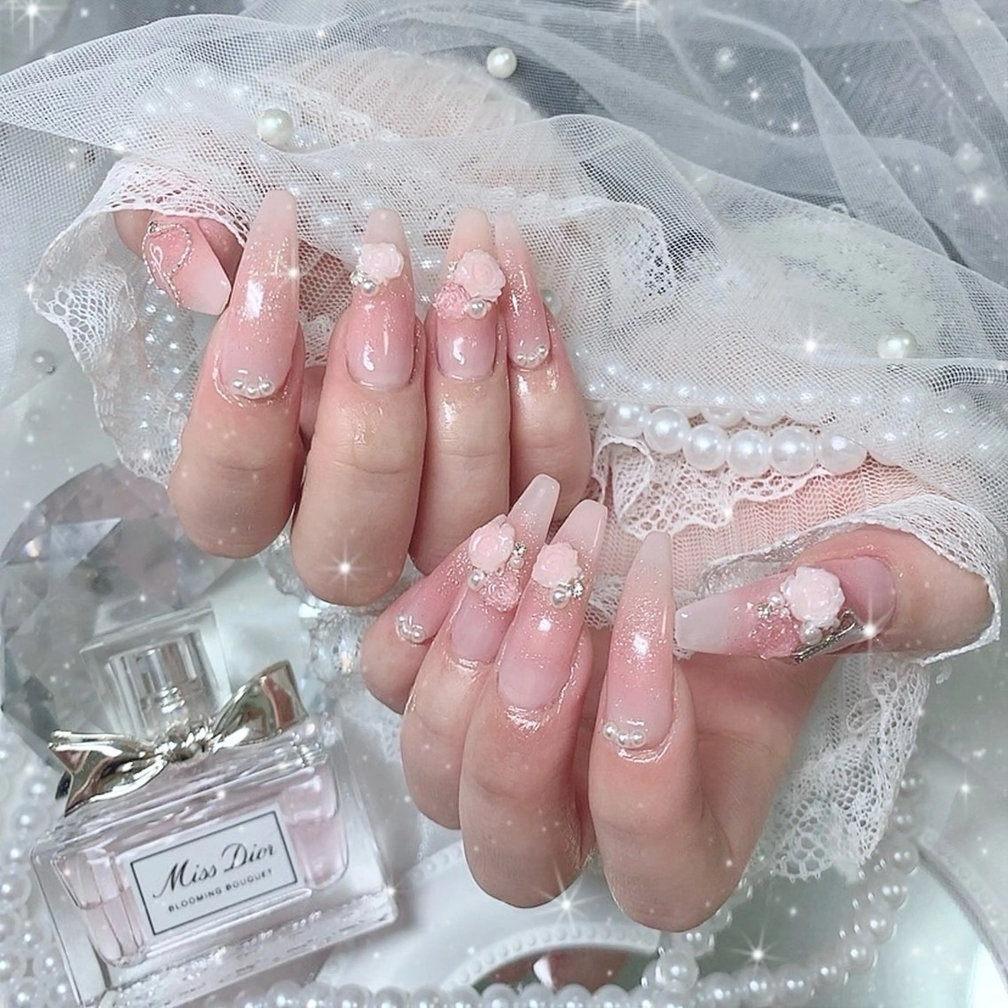 ネイル チークネイル ハンドネイル Marin nailのネイルデザイン