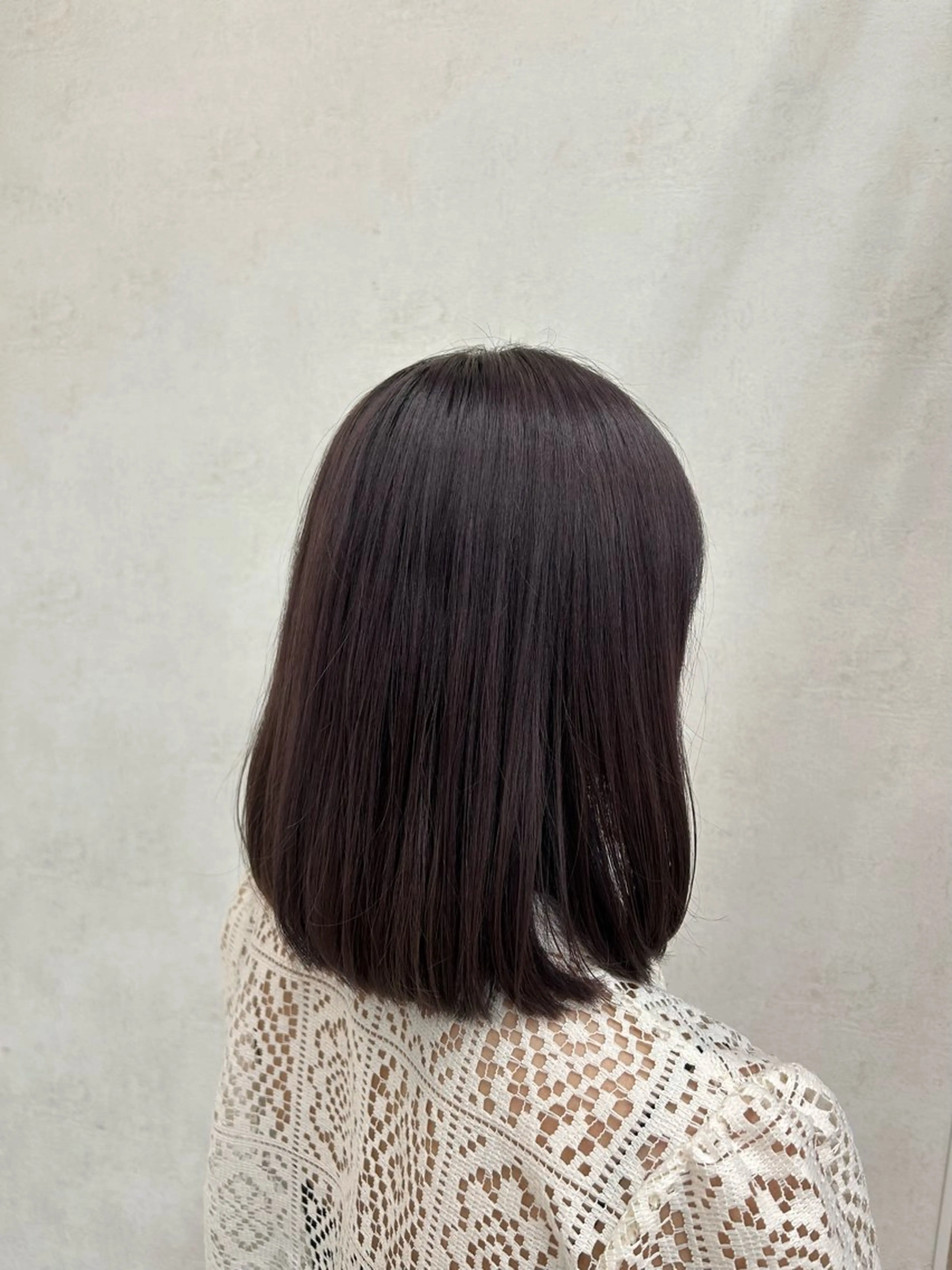 ミディアム rio¦ブラウン¦暗 髪¦縮毛矯正🌙のヘアスタイル