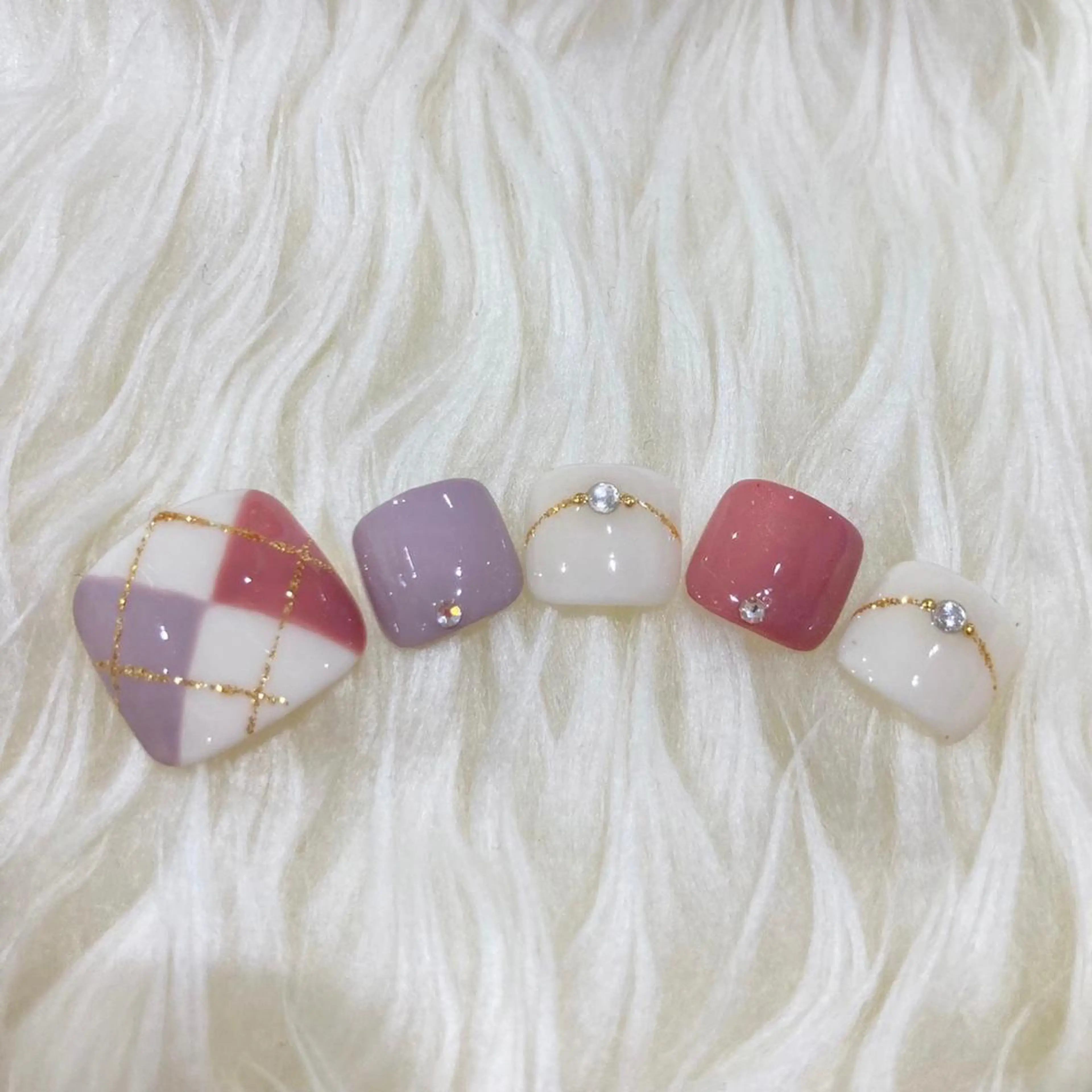 ネイル フットネイル ジェルネイル ニュアンスネイル パラジェル 冬ネイル Nail&eye Belire 新宿のネイルデザイン