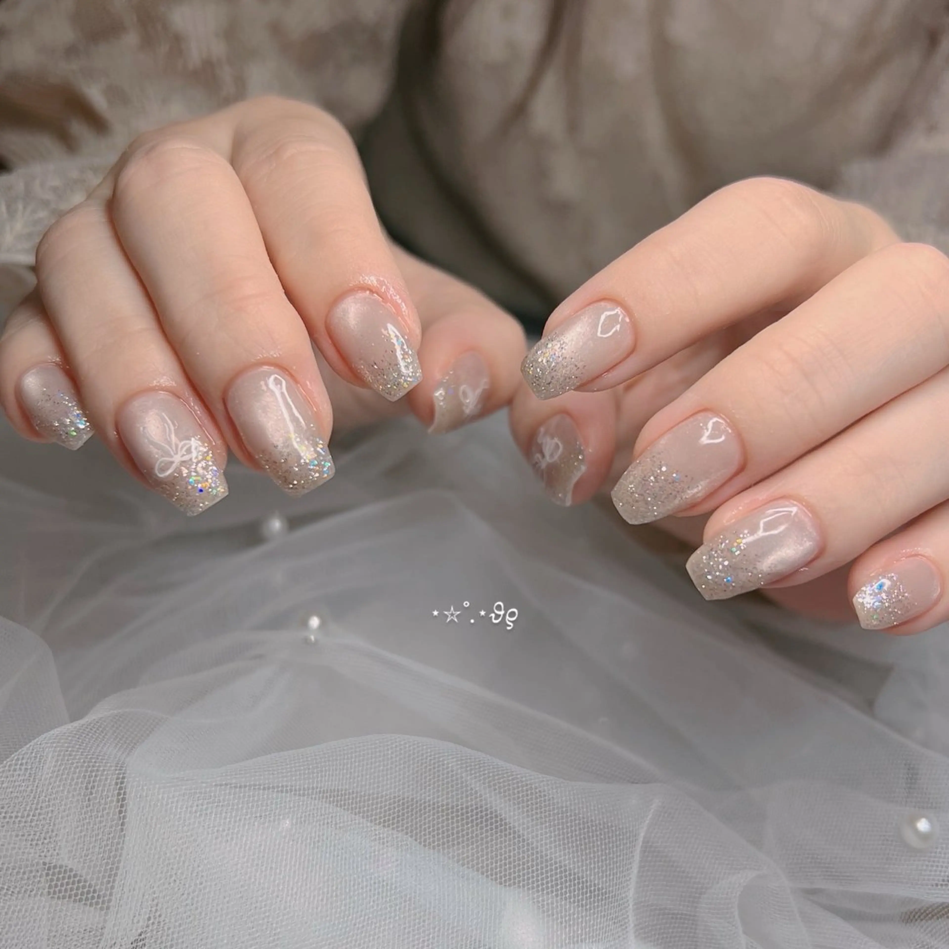 ネイル 韓国ネイル マグネットネイル Nail by EN 🪽Amiのネイルデザイン
