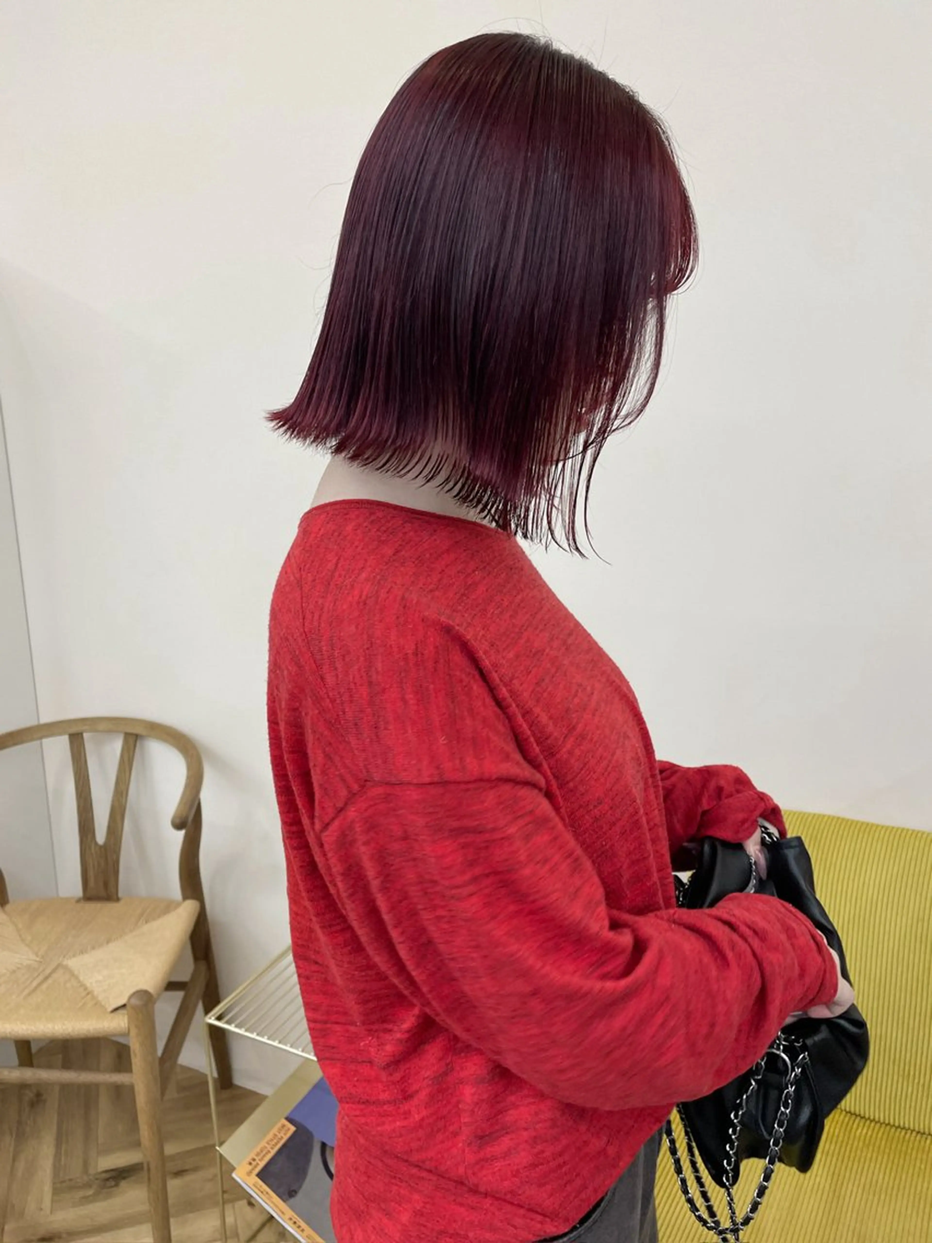 ミディアム ボブカットモデル/パ ーマ/harunaのヘアスタイル