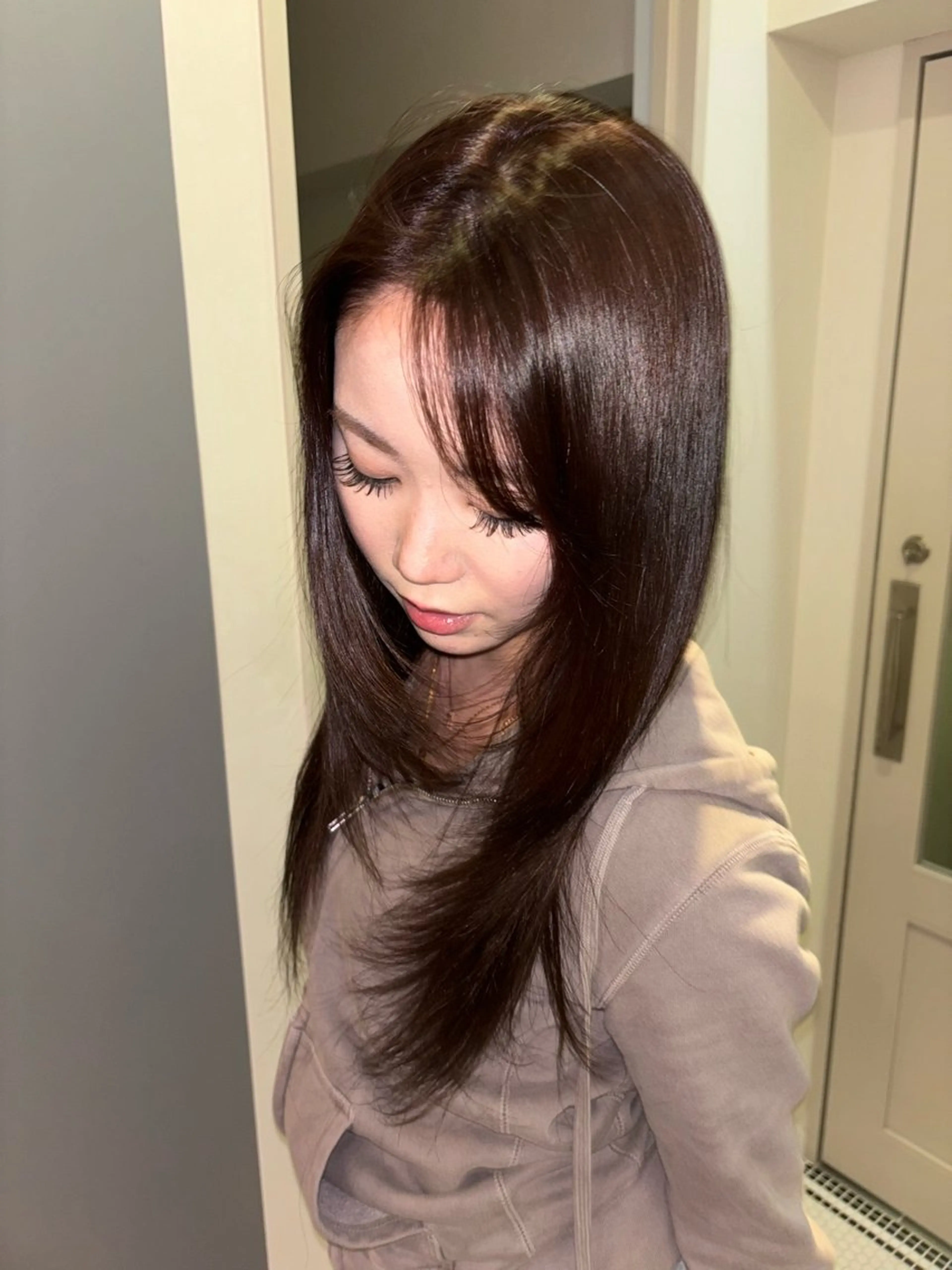 ロング 🍎デザインカラー /カエデ🍎のヘアスタイル