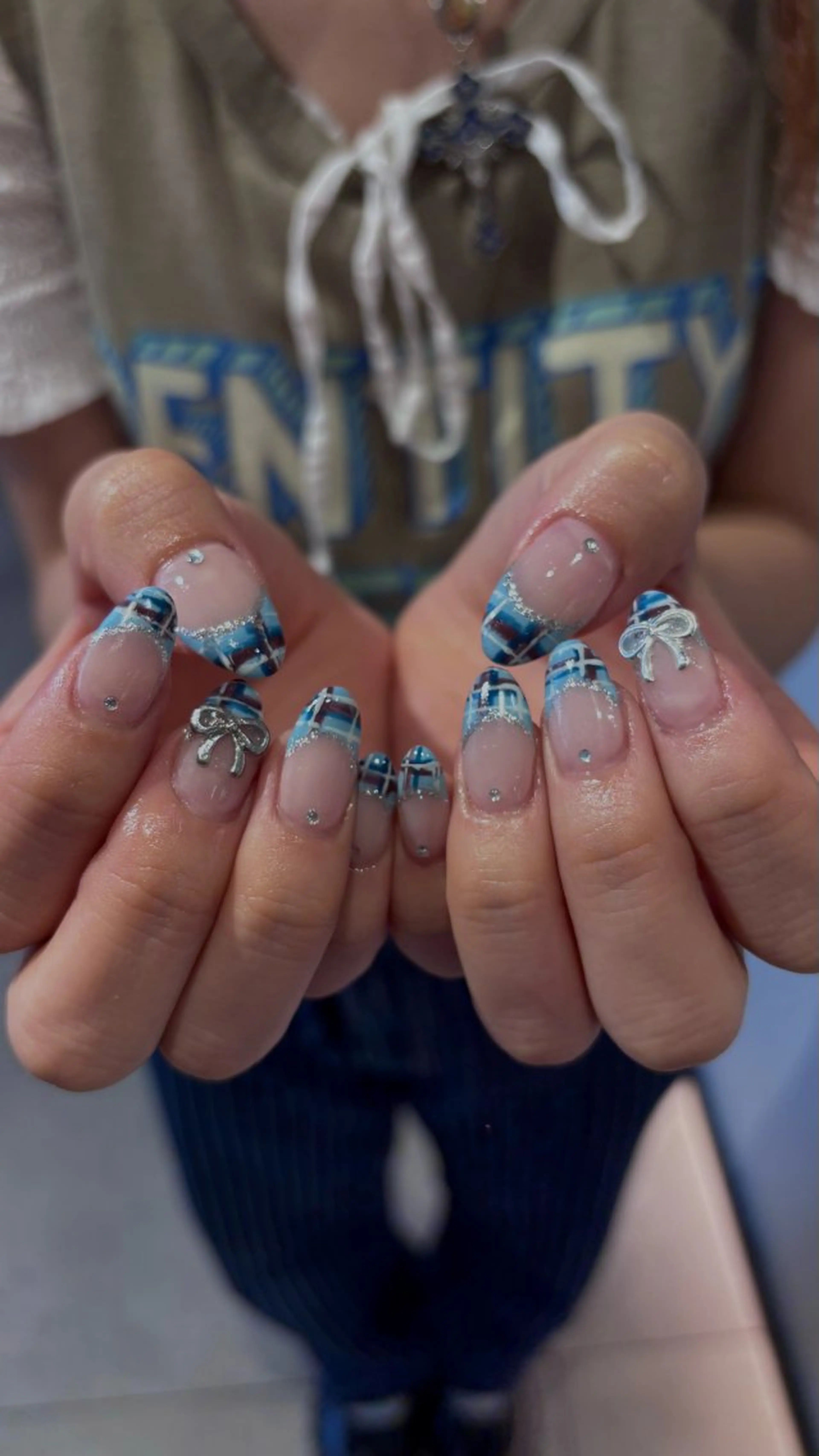 ネイル ハンドネイル ハイトーン/レイヤー nail 百咲💌のヘアスタイル