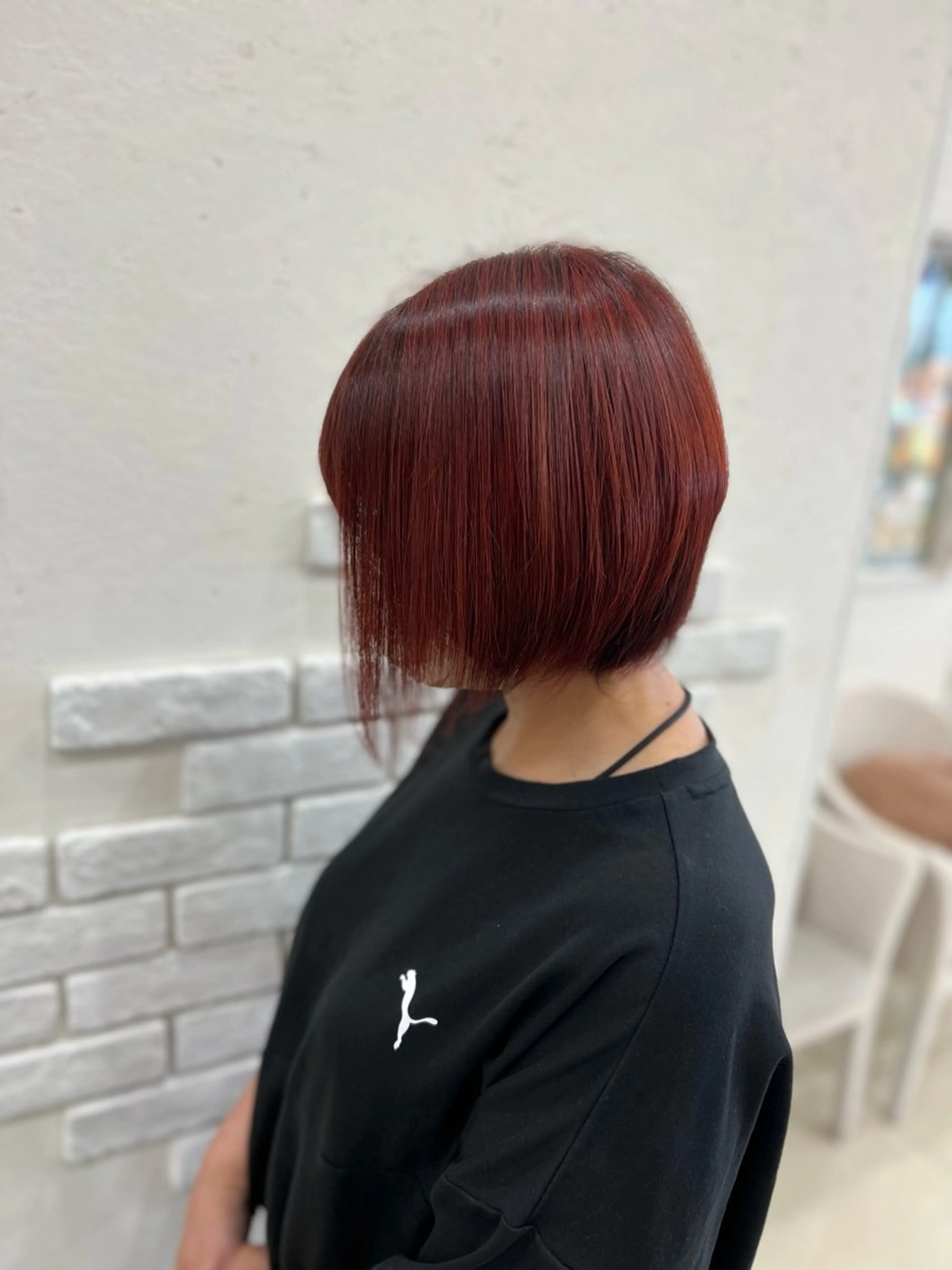 ショート カラー ヘアカラー 太白区/白髪ぼかし ハイライト/千葉達人のヘアスタイル