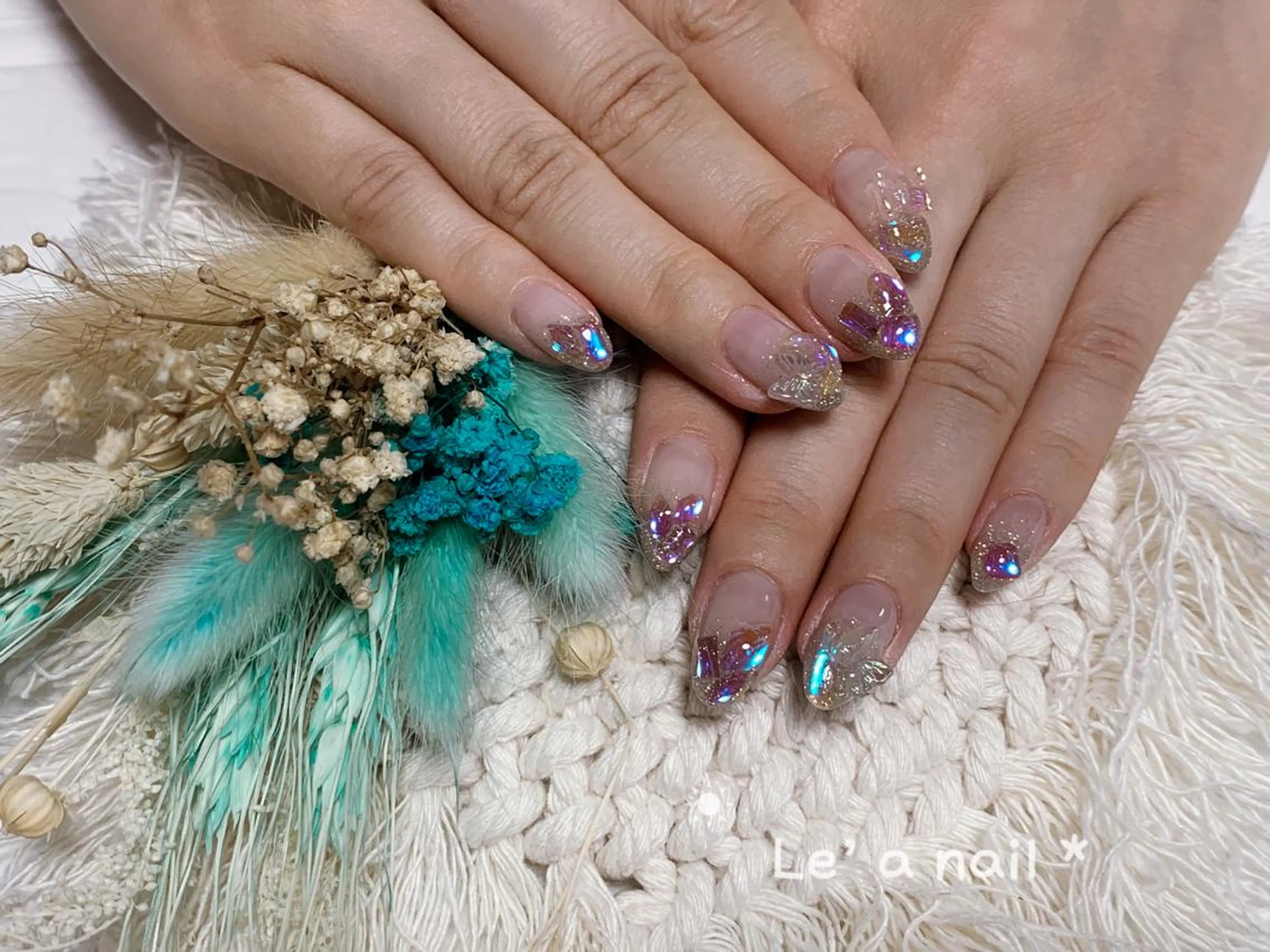 ショート カラー ネイル Le’a NailSalonのネイルデザイン