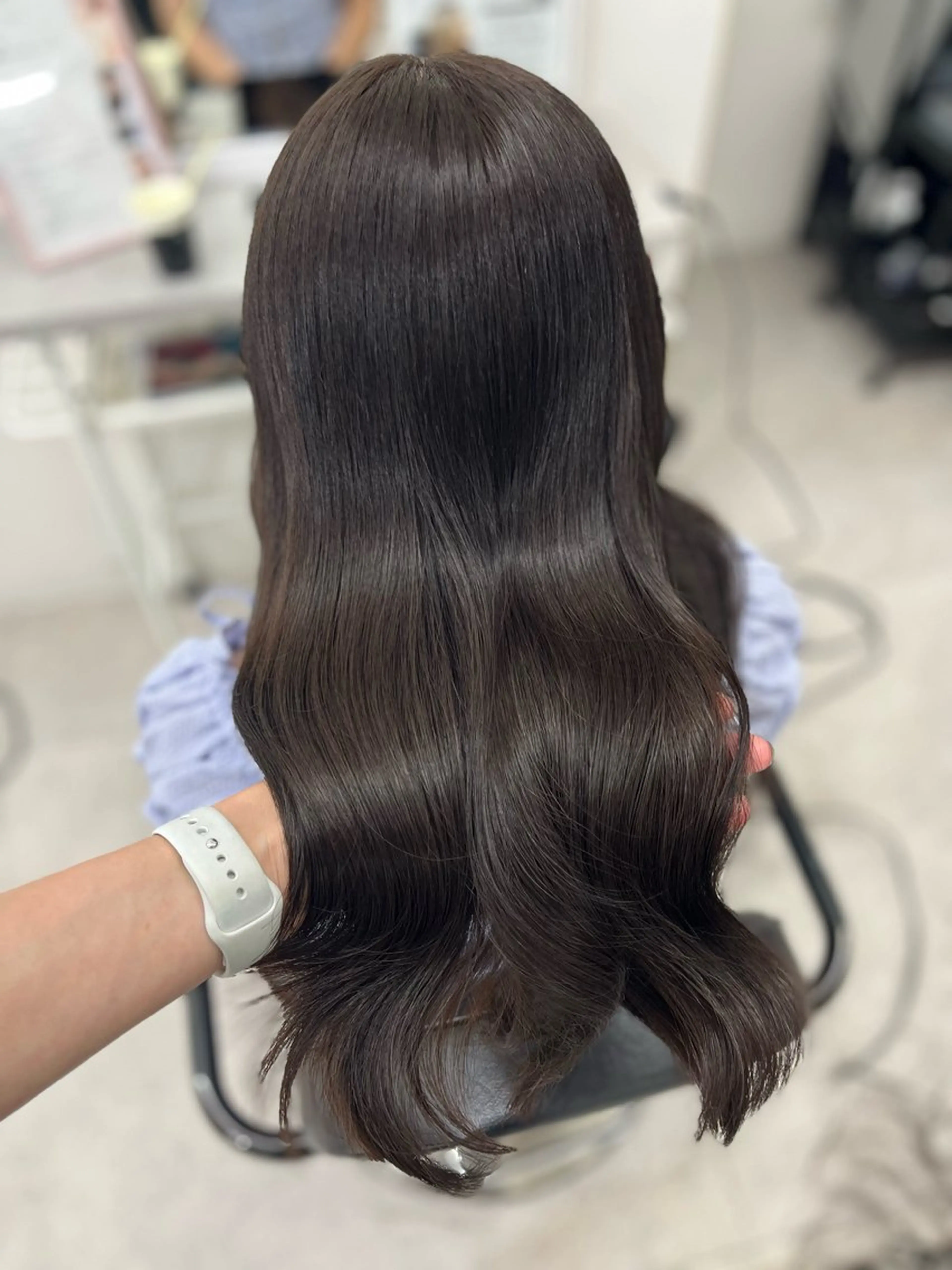 ロング カラー ブラウンカラー カット ヘアカラー トリートメント 🫧ぷる艶カラー🫧 Yuubi🦩のヘアスタイル