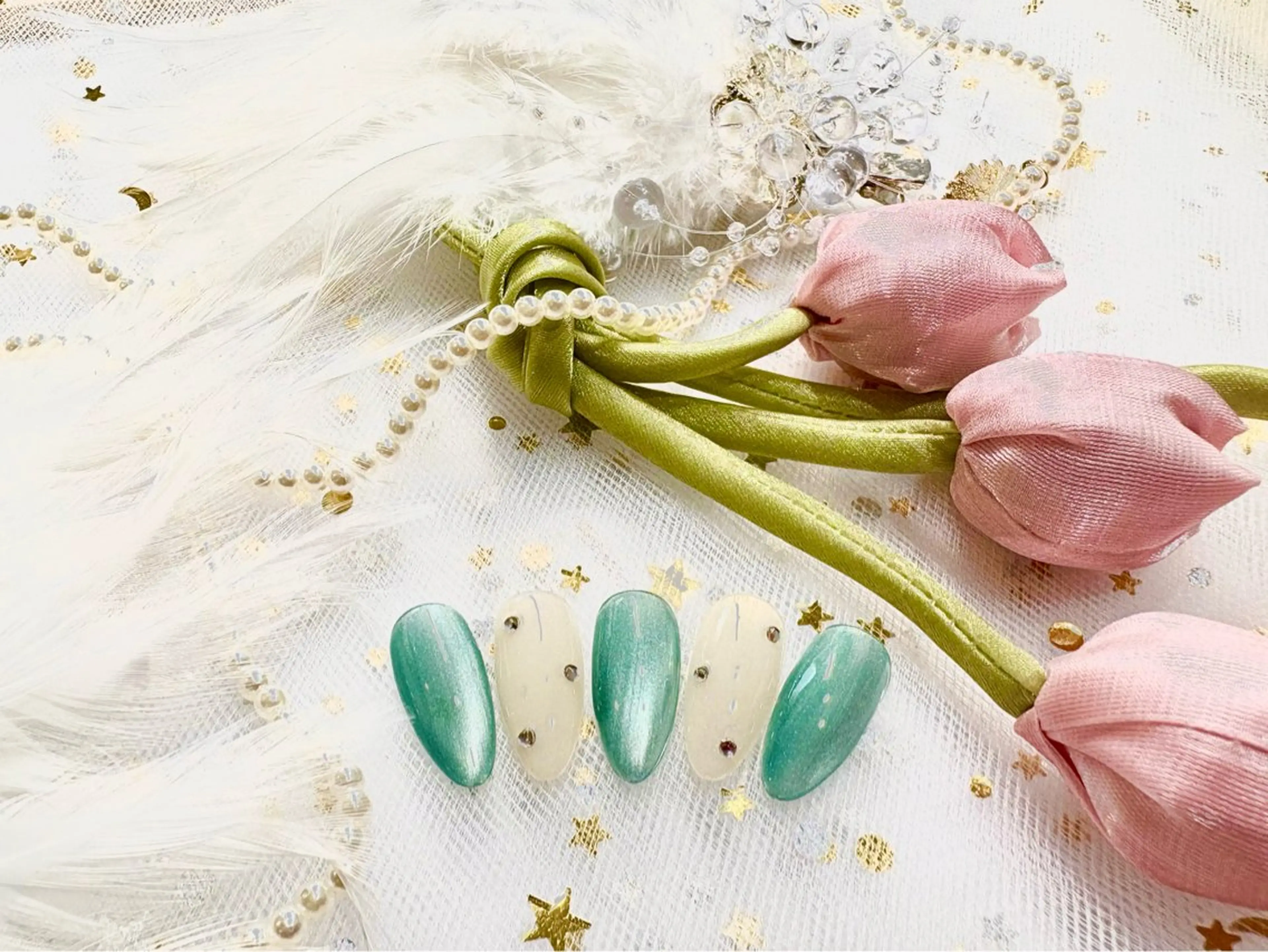 ネイル シンプルネイル ハンドネイル dandelion nail北千住のネイルデザイン