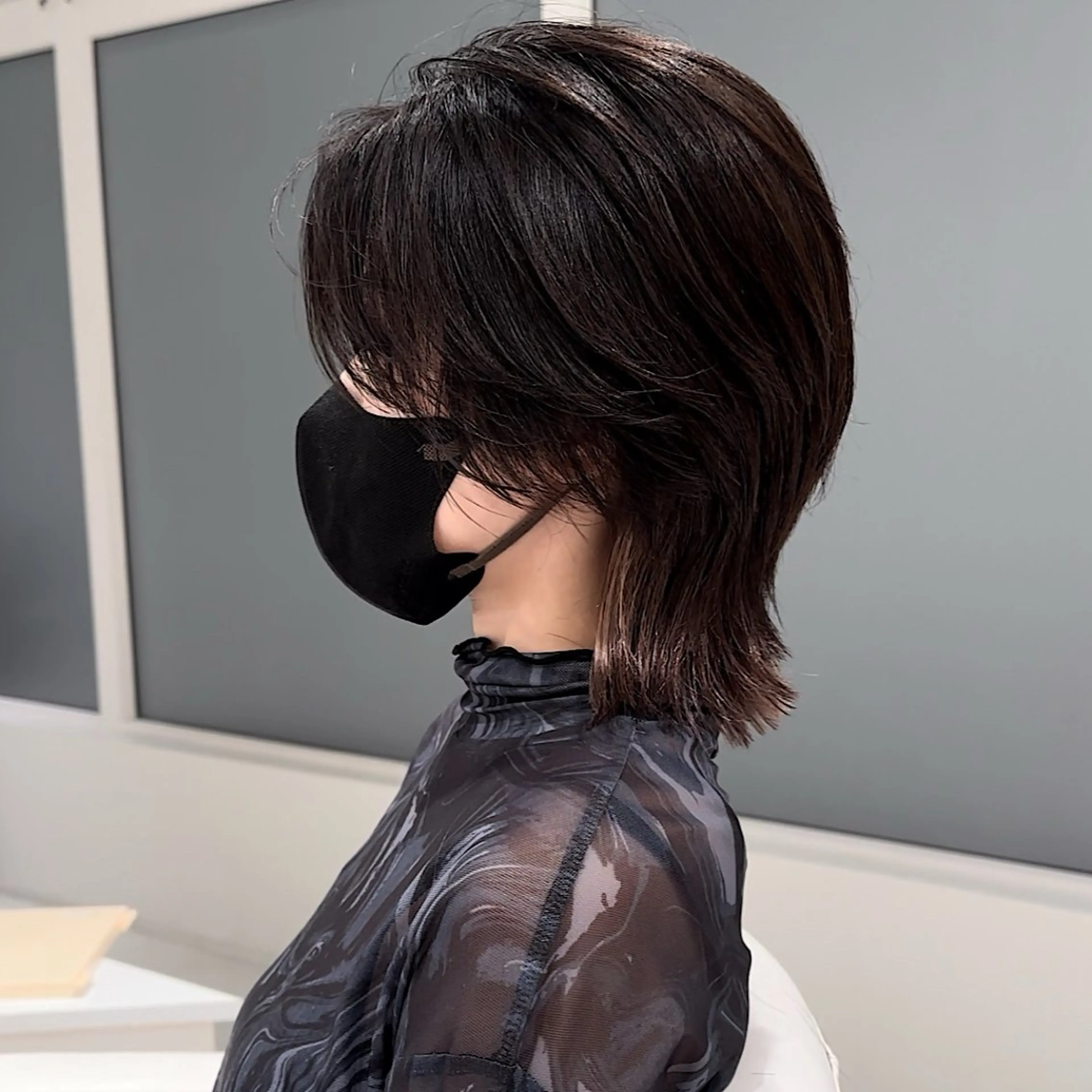 カラー メンズ メンズウルフカット ウルフカット 高島 悠吾のヘアスタイル