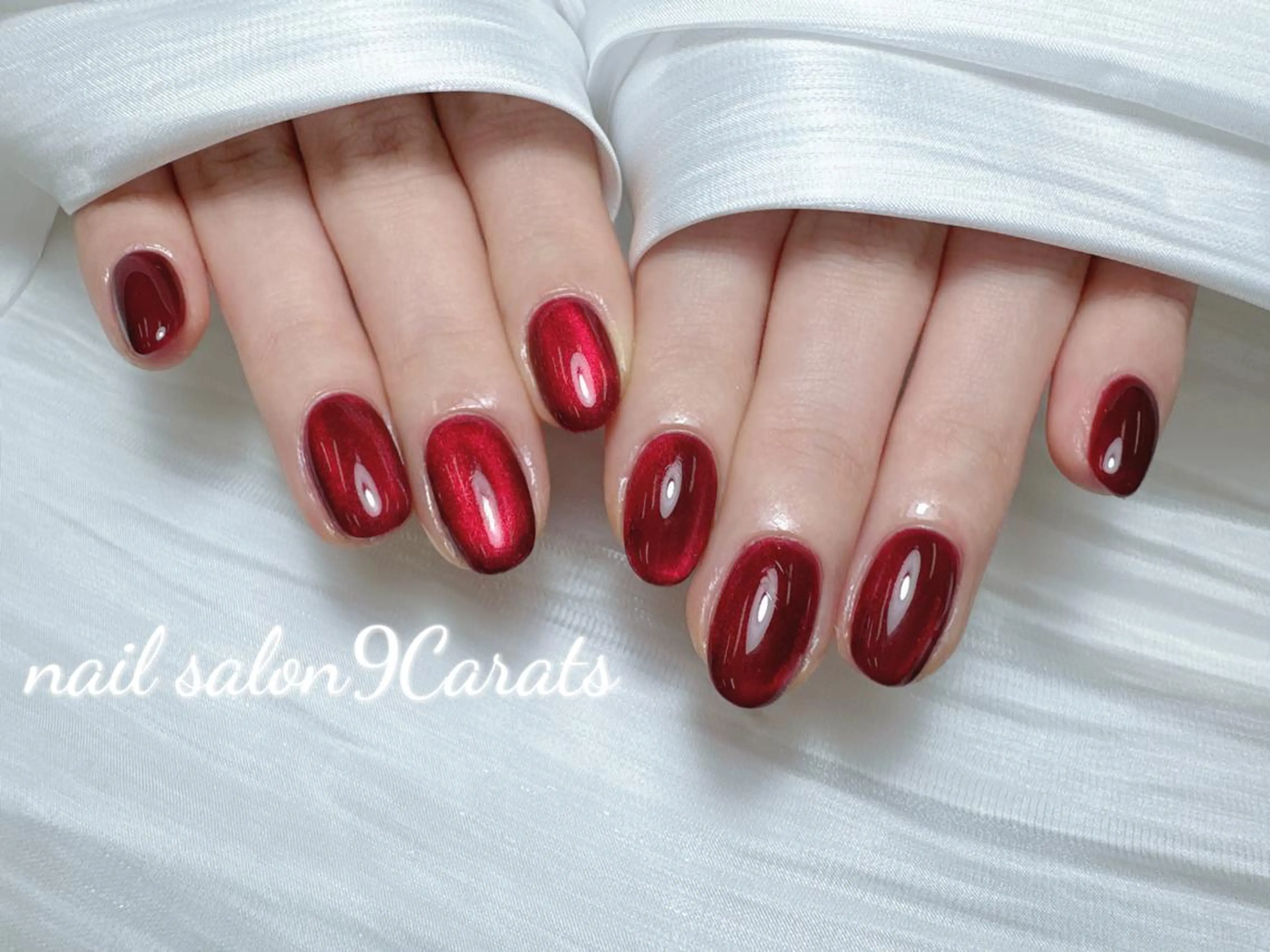 ネイル 💜ワンホンネイル ナインカラット💎のネイルデザイン