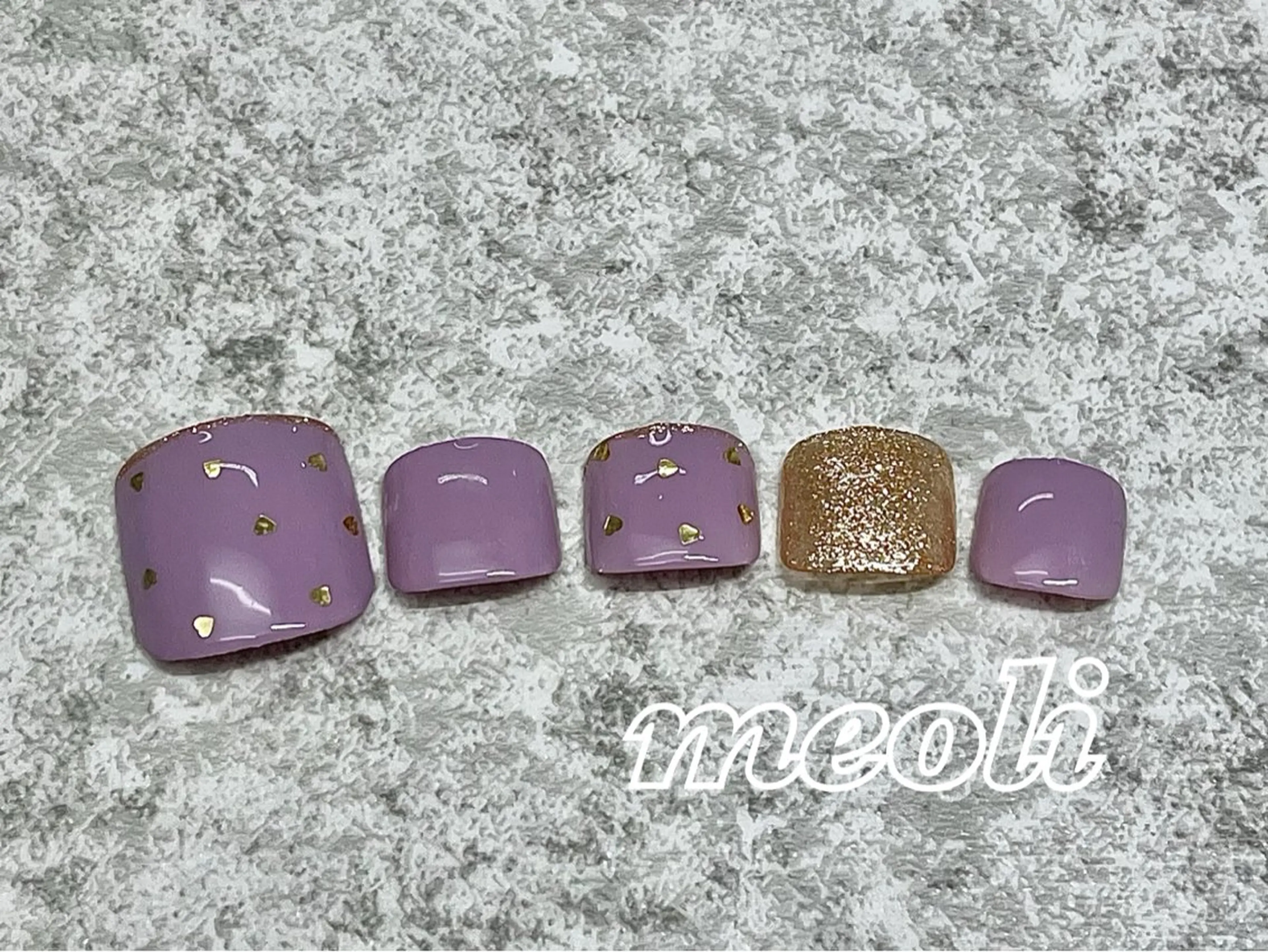 ネイル フットネイル nail salon meoli　アヤのネイルデザイン