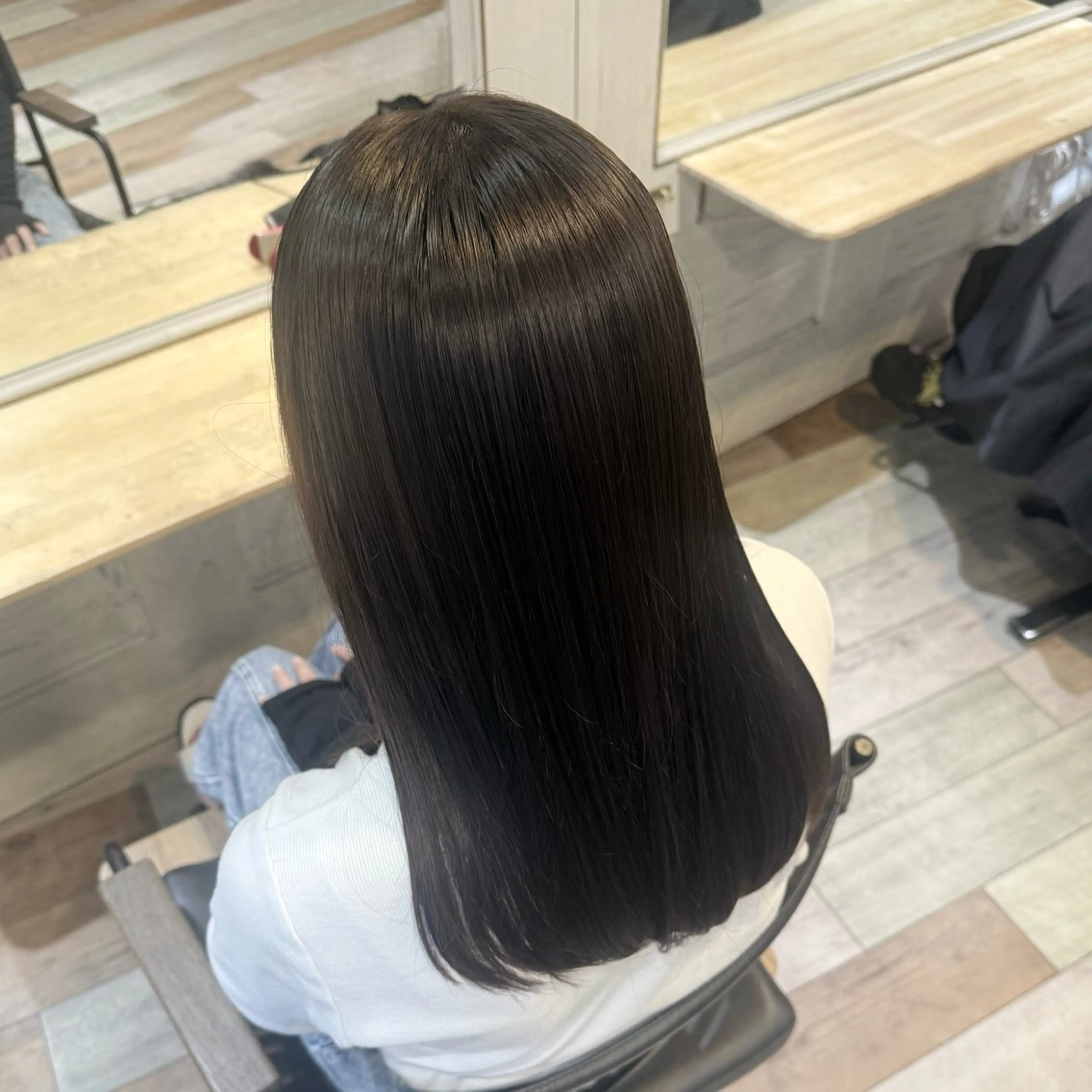 ロング くせ毛 髪質改善 縮毛矯正 トリートメント 酸熱トリートメント トリートメント ゆうな🎀/池袋 /LOVELEYのヘアスタイル