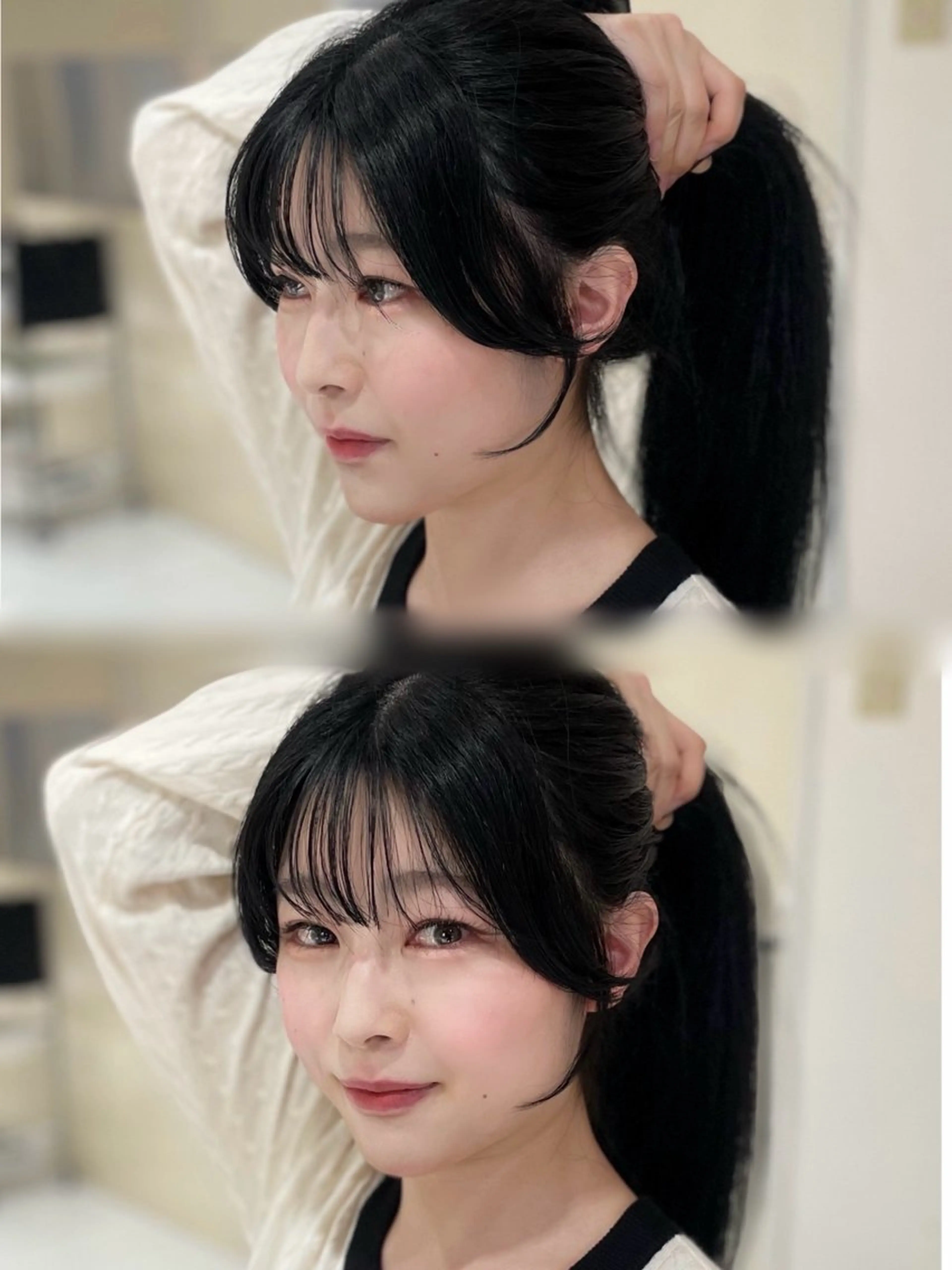 ロング カラー レイヤーカット 小顔カット カット ヘアカラー トリートメント 雰囲気引き出す ✨大人レディのヘアスタイル