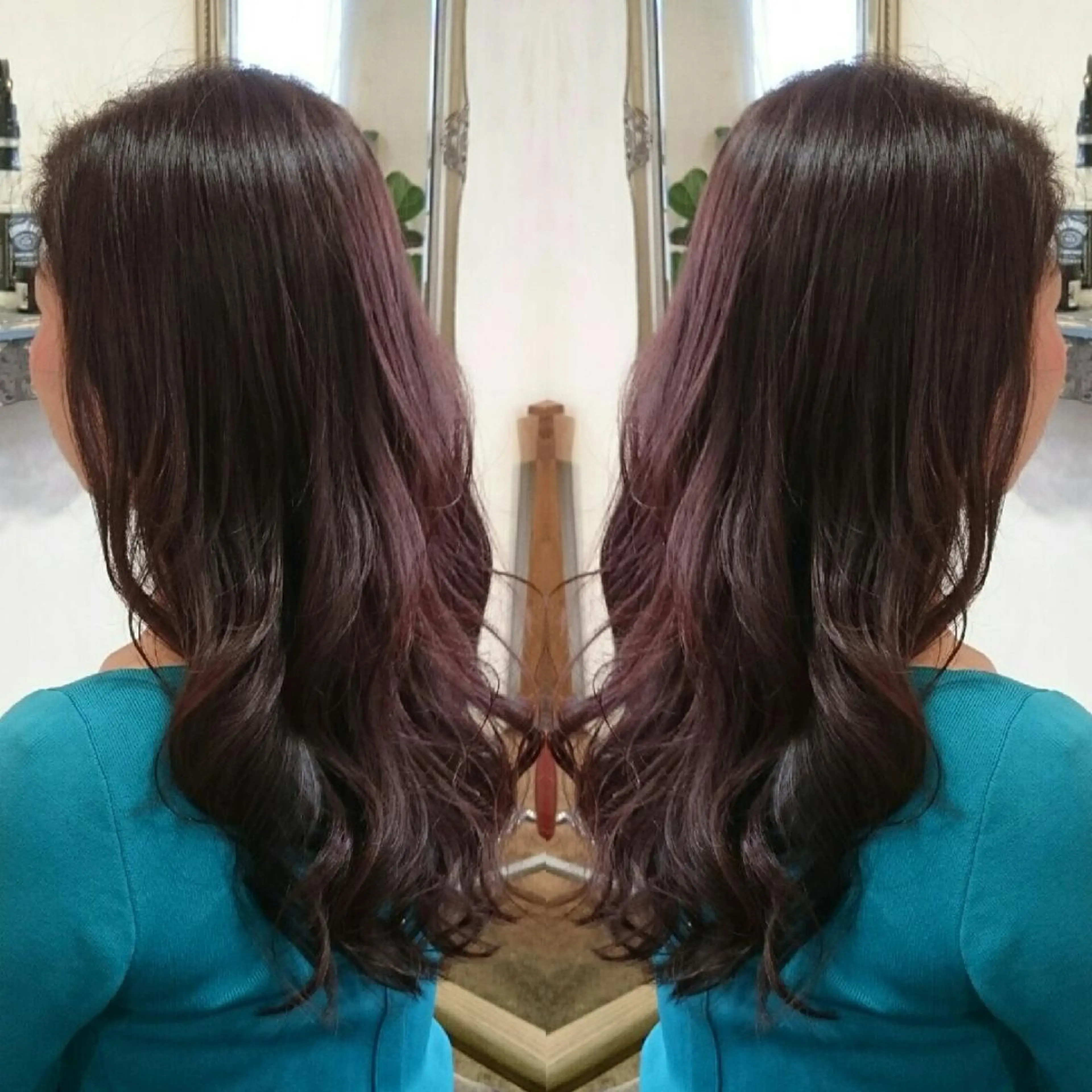 ロング カラー イルミナカラー ピンクカラー カット ヘアカラー トリートメント ヘッドスパ ☆艶髪・美髪☆ 川本のヘアスタイル