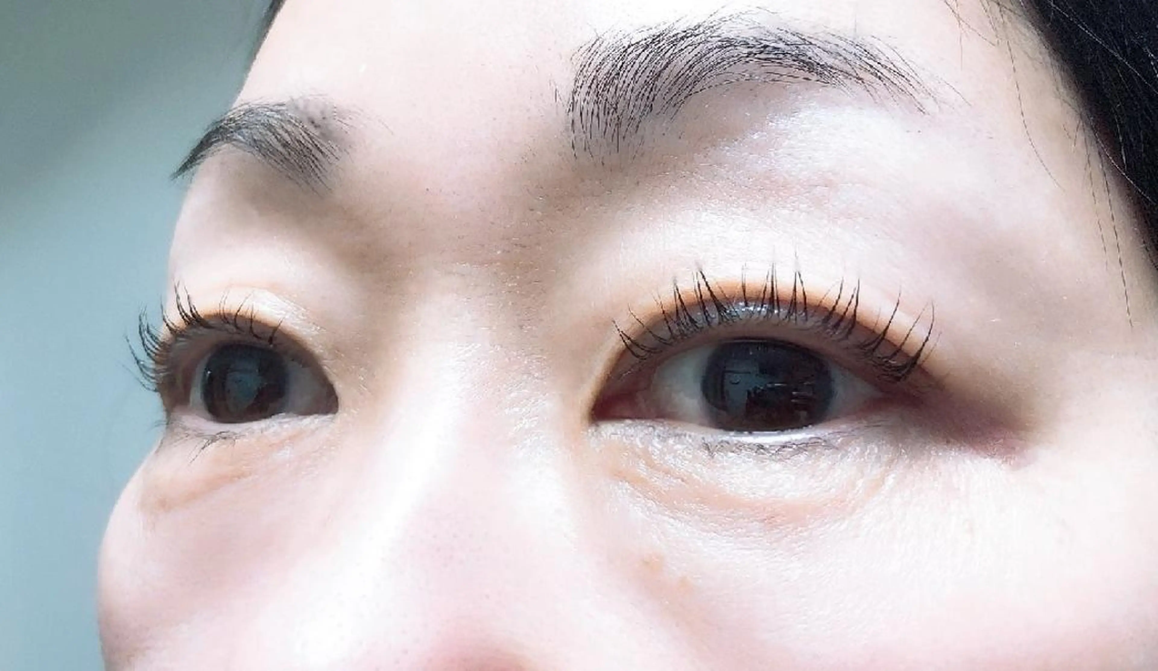 マツエク・マツパ 付け放題 フラットラッシュ ナチュラル まつげパーマ 一重×まつ毛パーマ マツパ 吉岡 ゆうなのマツエク・マツパデザイン