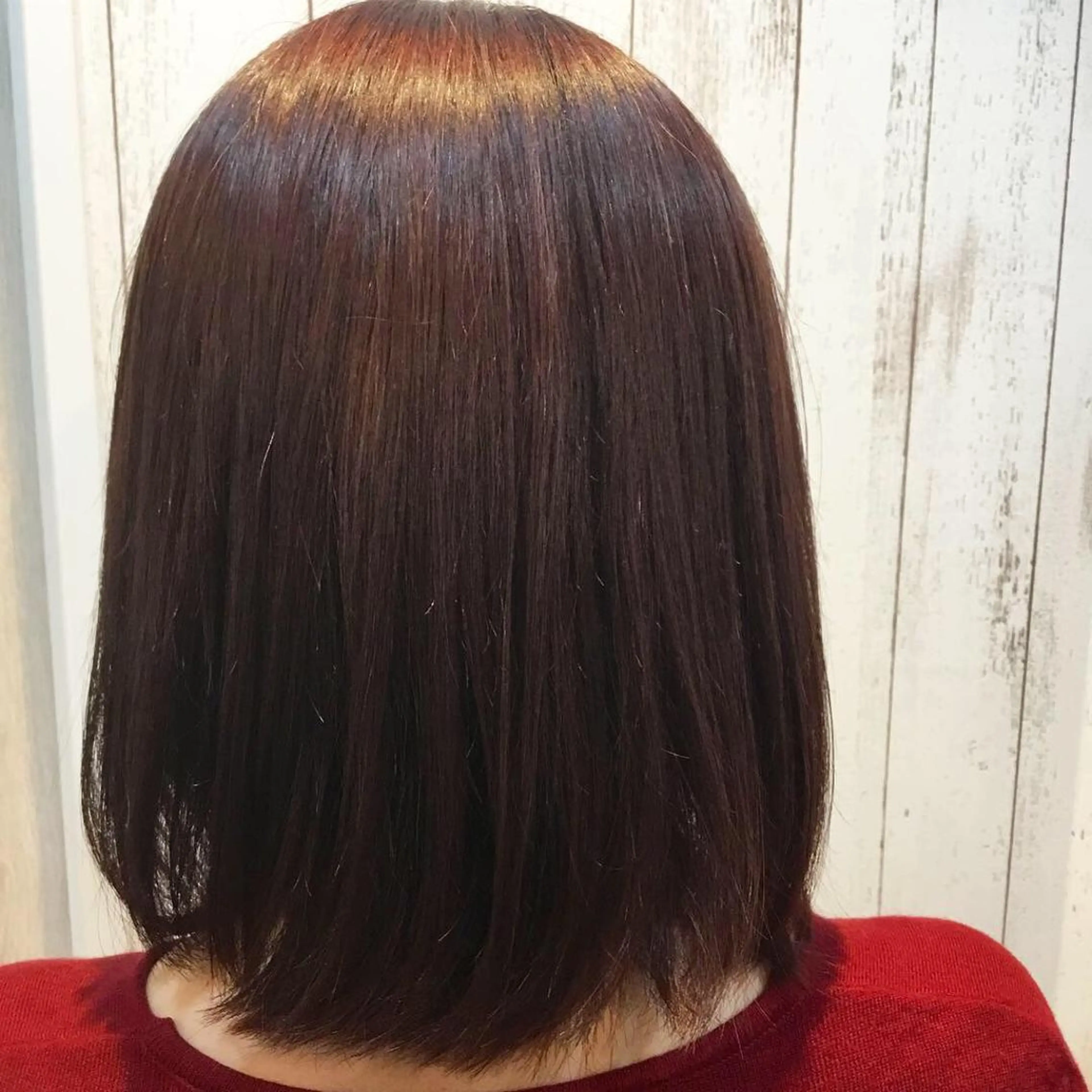 ミディアム カラー 金崎 新吾のヘアスタイル