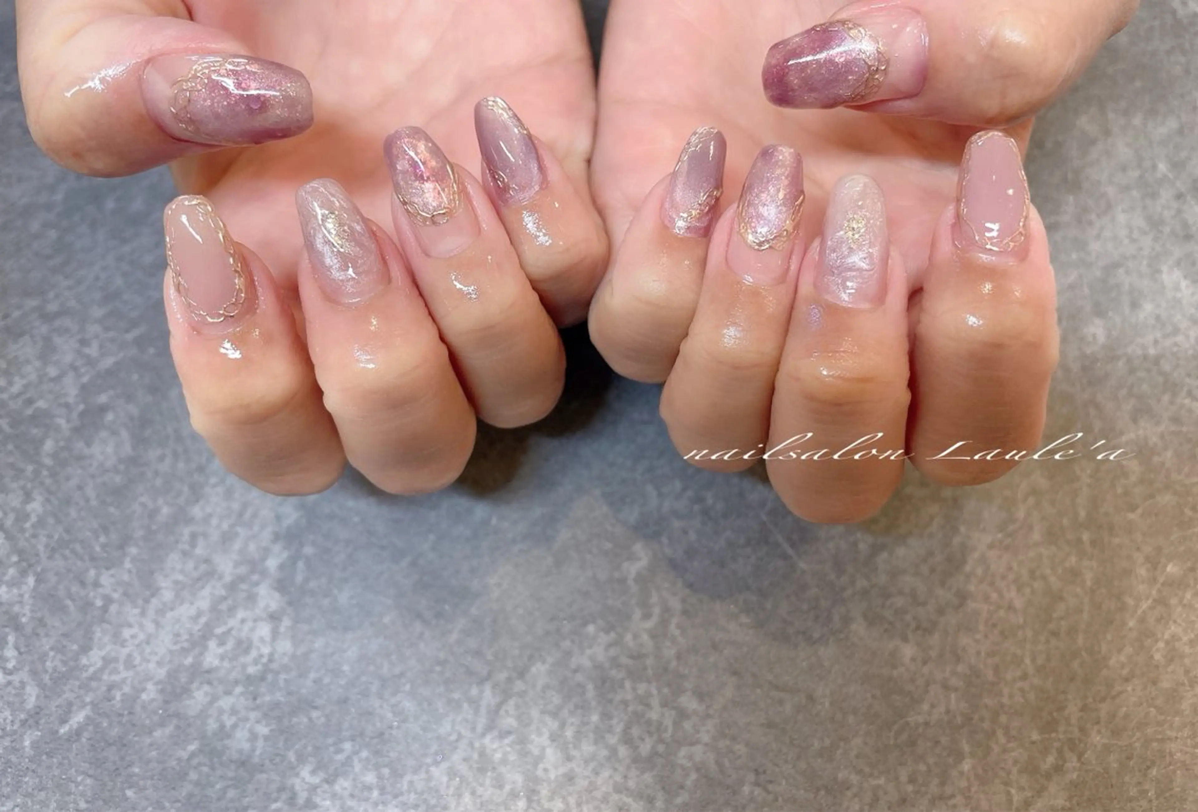 ネイル ハンドネイル nailsalon Laule'aのネイルデザイン
