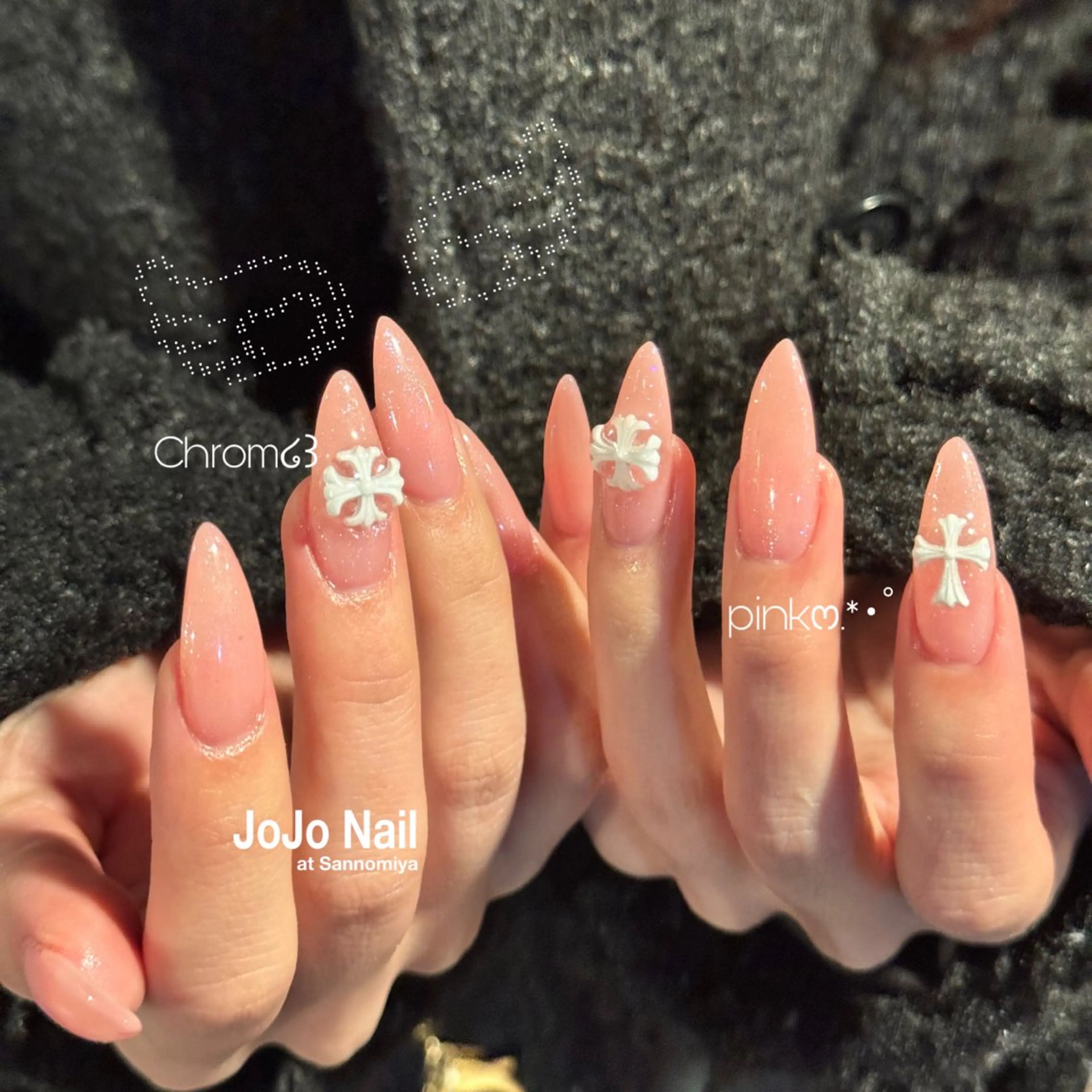 【ㅤ♡ྀི₊当日限定】持込デザイン 60min(オフ込)時間内パーツ付け放題*ੈ✩‧₊˚の写真