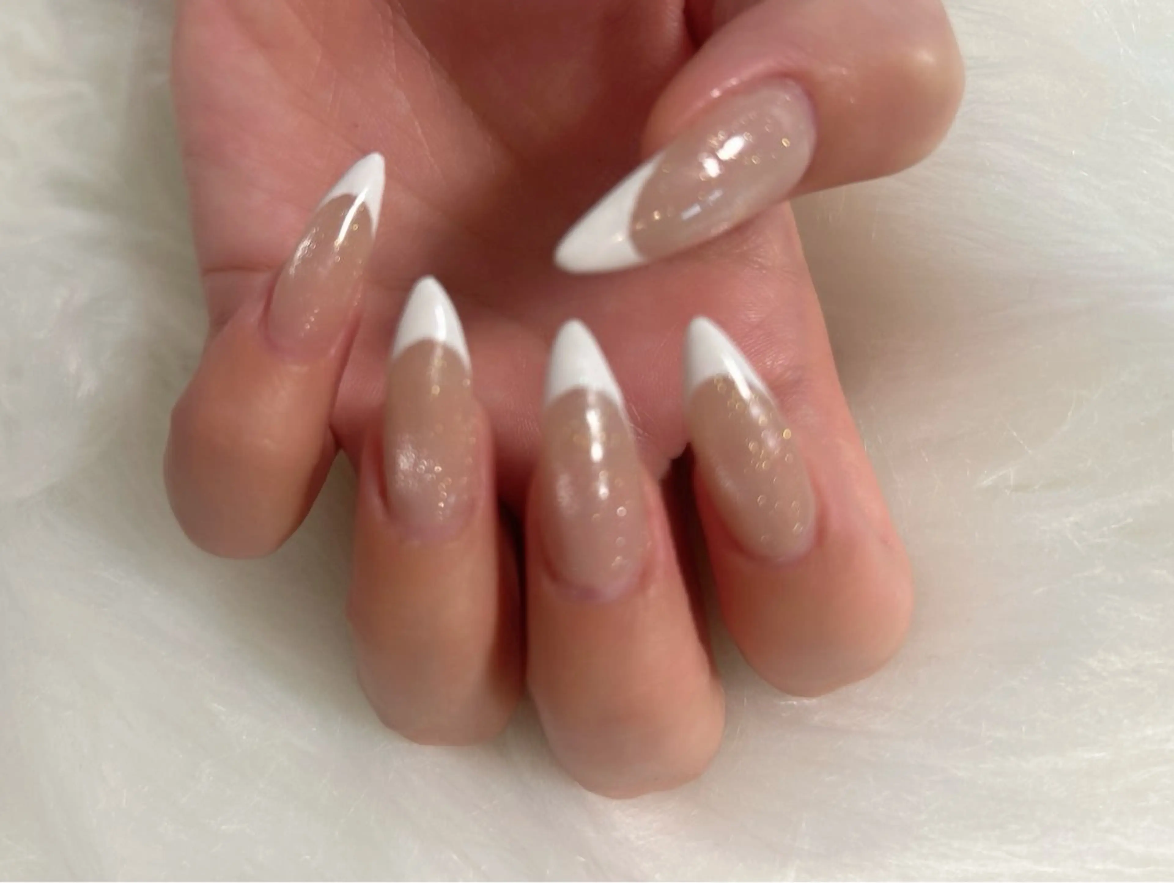 ネイル フレンチネイル マグネットネイル Luxe nail rinaのネイルデザイン