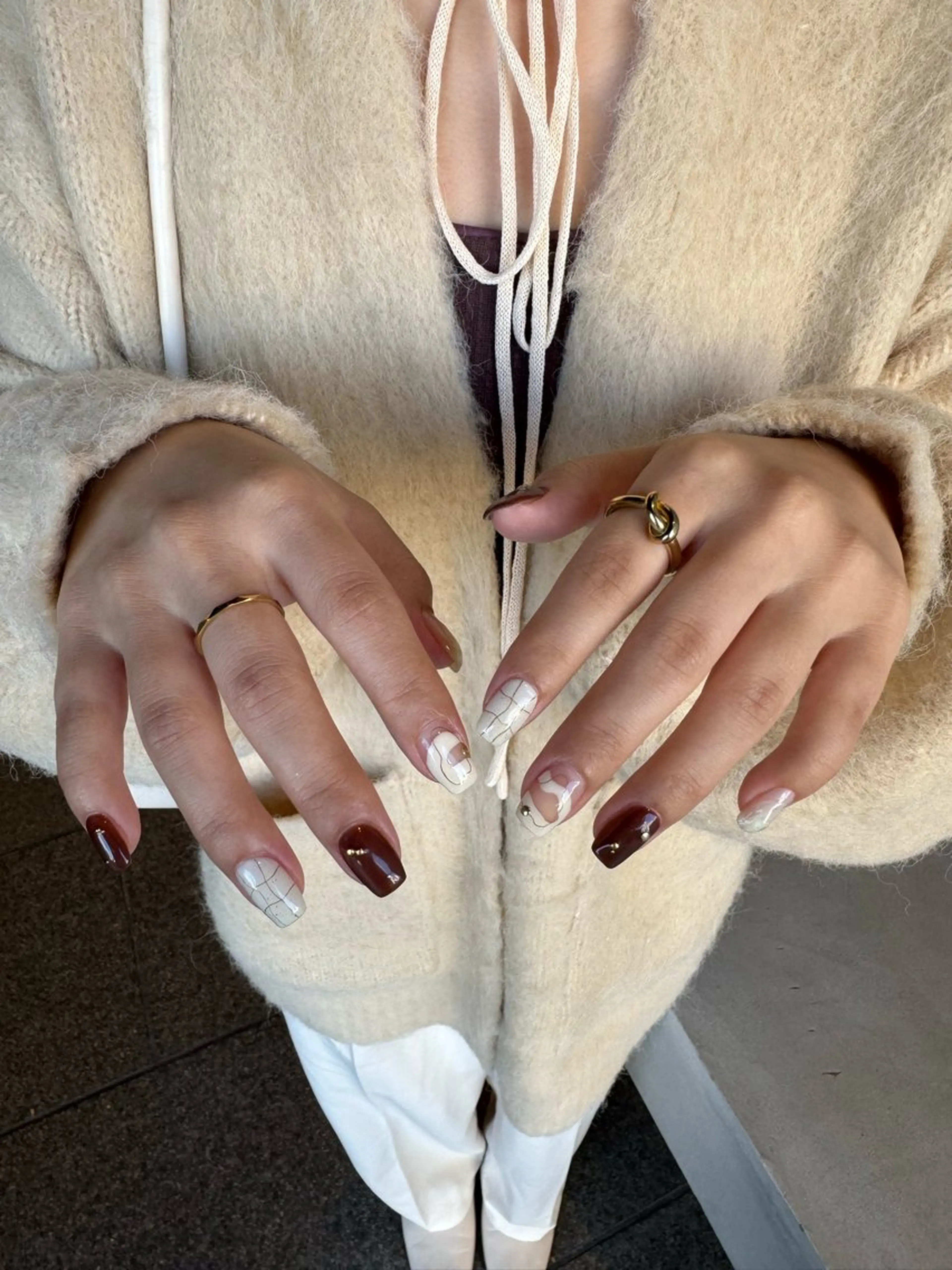 ネイル ハンドネイル にしぐち はるかのネイルデザイン