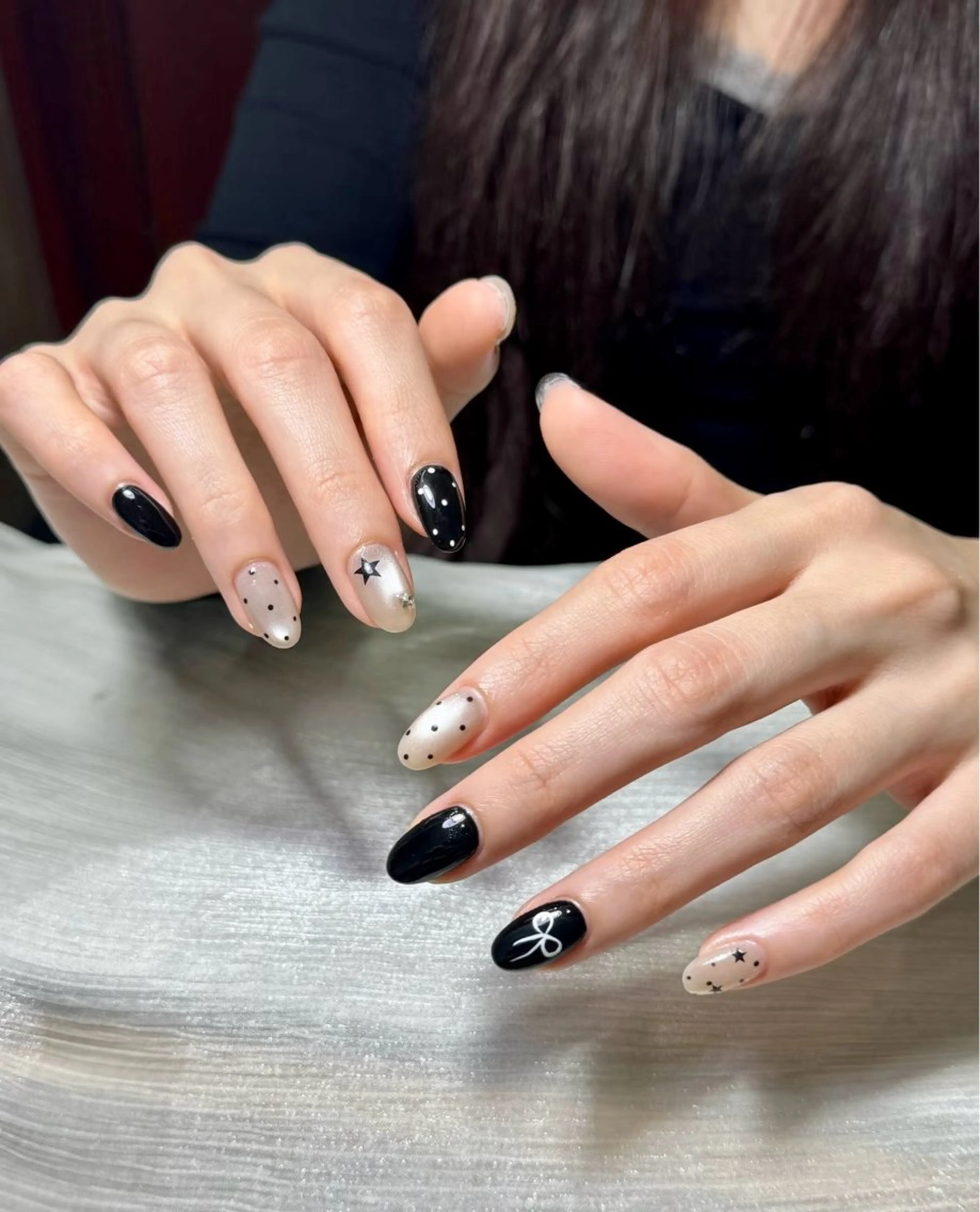 ネイル アートネイル ジェルネイル キラキラネイル 韓国ネイル オフィスネイル DAISY NAILのネイルデザイン
