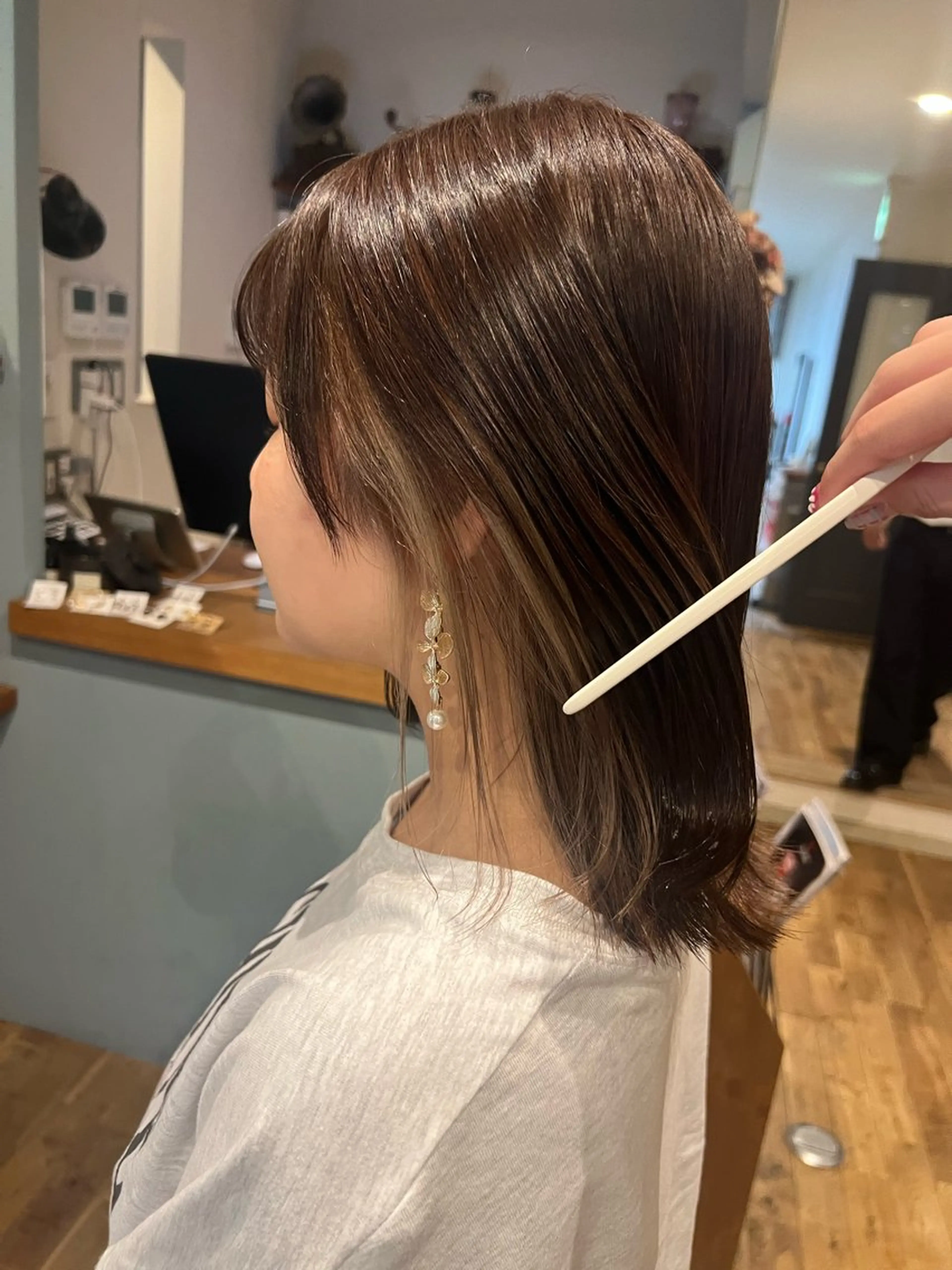 ミディアム カラー tre.甲子園口店 M A R Iのヘアスタイル