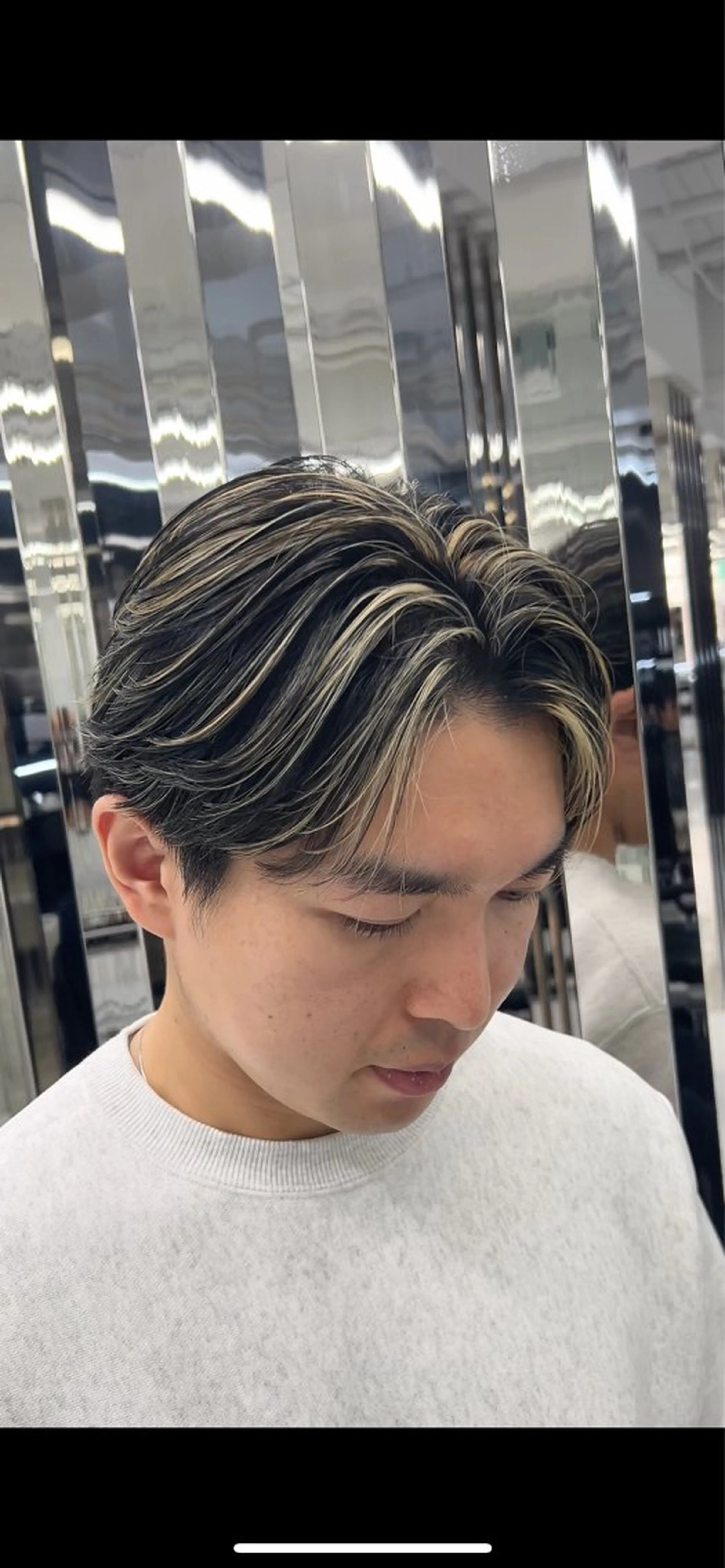 カラー メンズ メンズハイライト ハイライトカラー メンズ特化💥 ショートスタイル💥のヘアスタイル