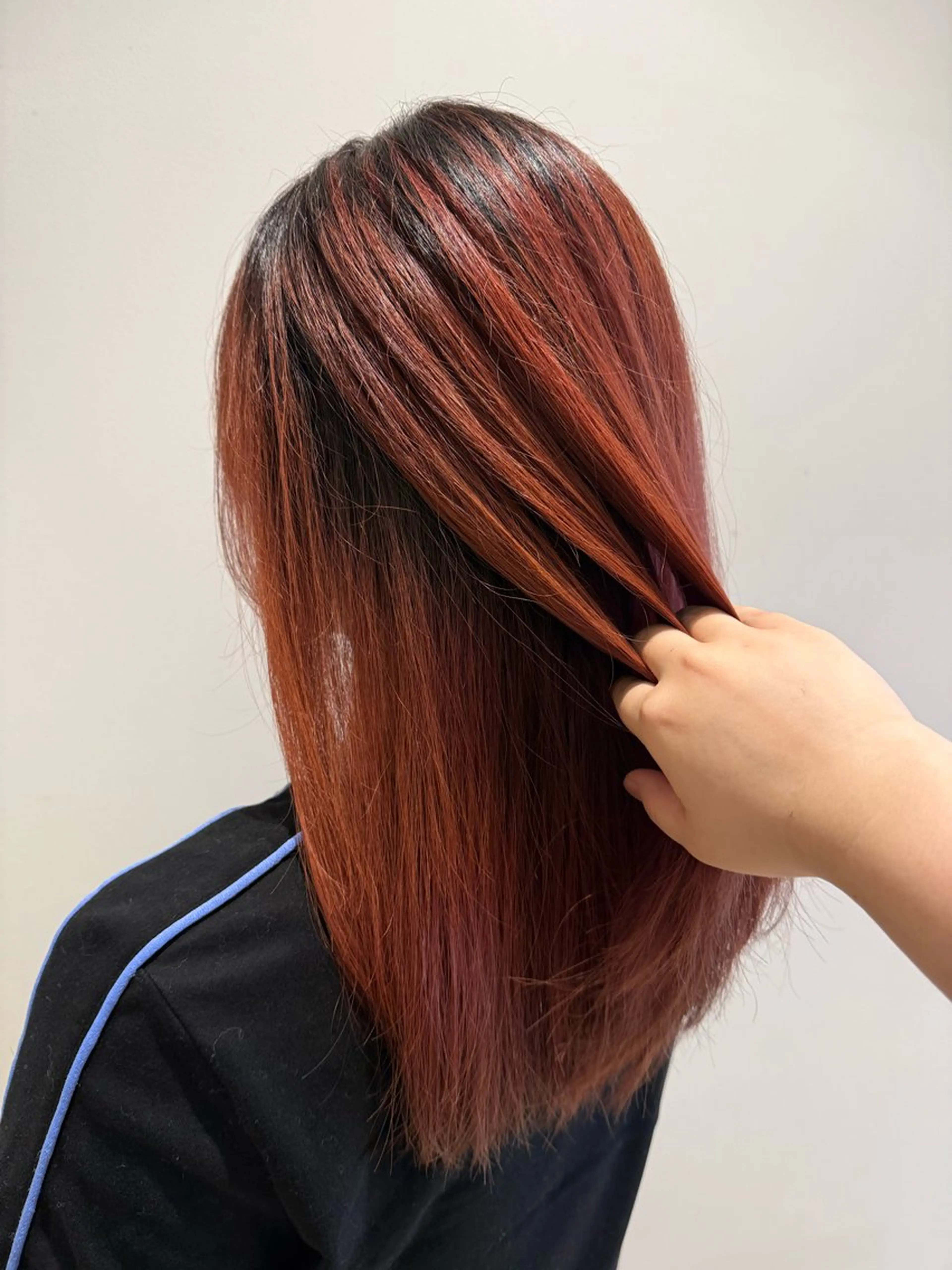 ロング カラー レッドカラー カット ヘアカラー トリートメント 艶髪🌿美髪 大塚礼乃【西荻窪】のヘアスタイル