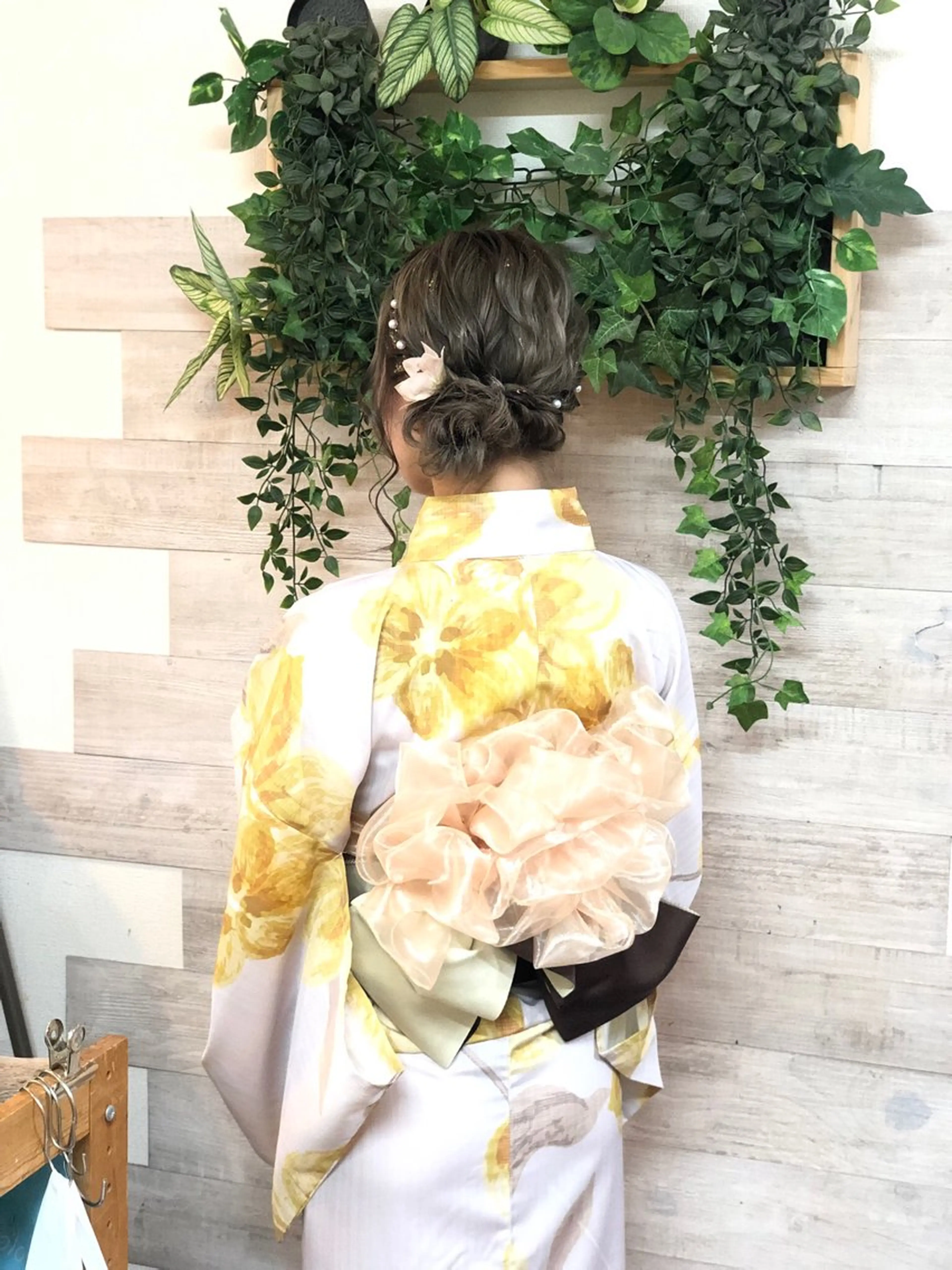 ヘアアレンジ ボブ 浴衣 AYA/ヘアセット/ メンズ/コーンロウのヘアスタイル