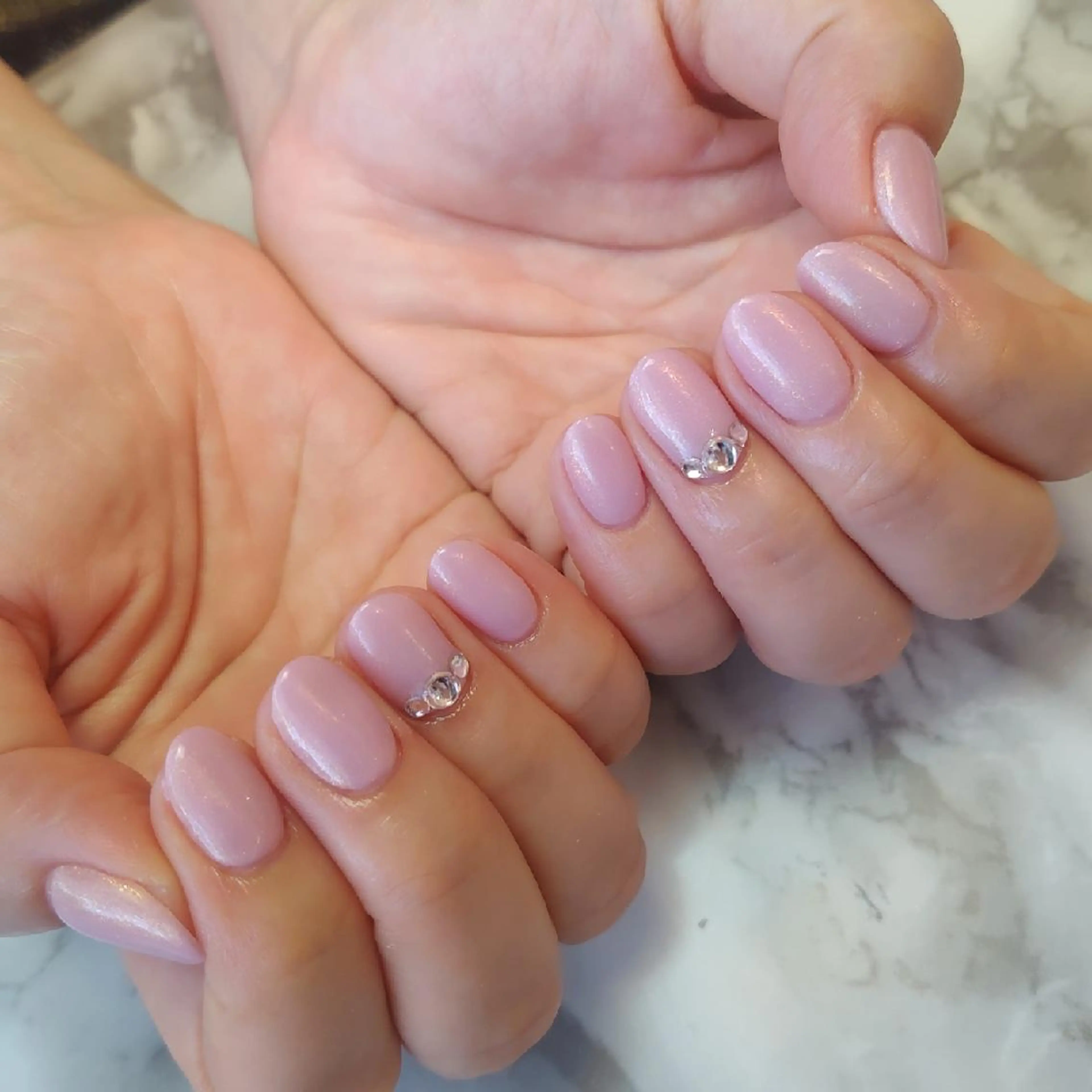 ネイル ワンカラーネイル ジェヌインネイル 河内のネイルデザイン