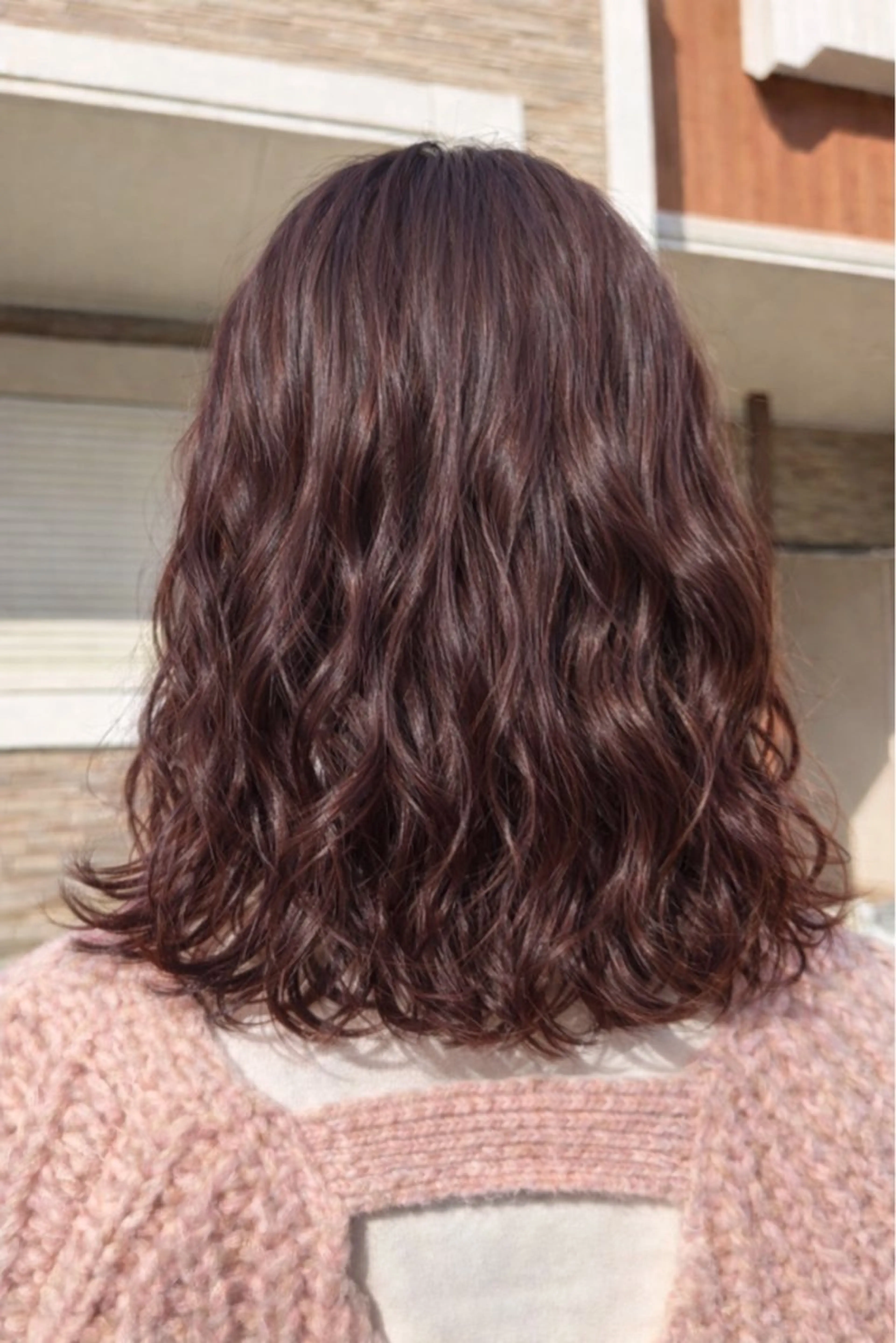 ミディアム カラー ヘアアレンジ ショートボブ ミディアムパーマ バレイヤージュ ベージュカラー ブリーチ Ai   縮毛矯正/ ショートボブ/パーマのヘアスタイル