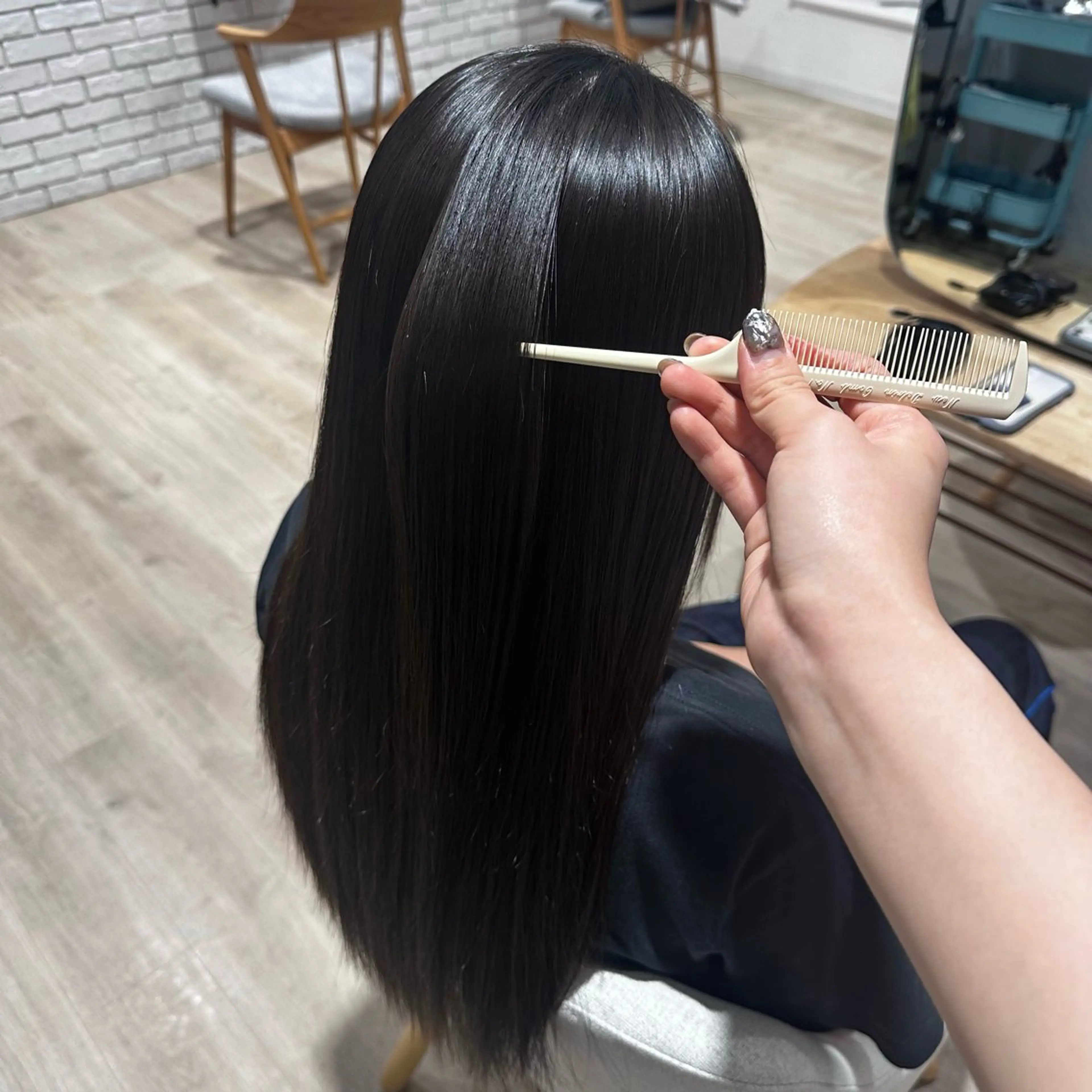 ロング ロング 縮毛矯正 【Lien】 AYUのヘアスタイル