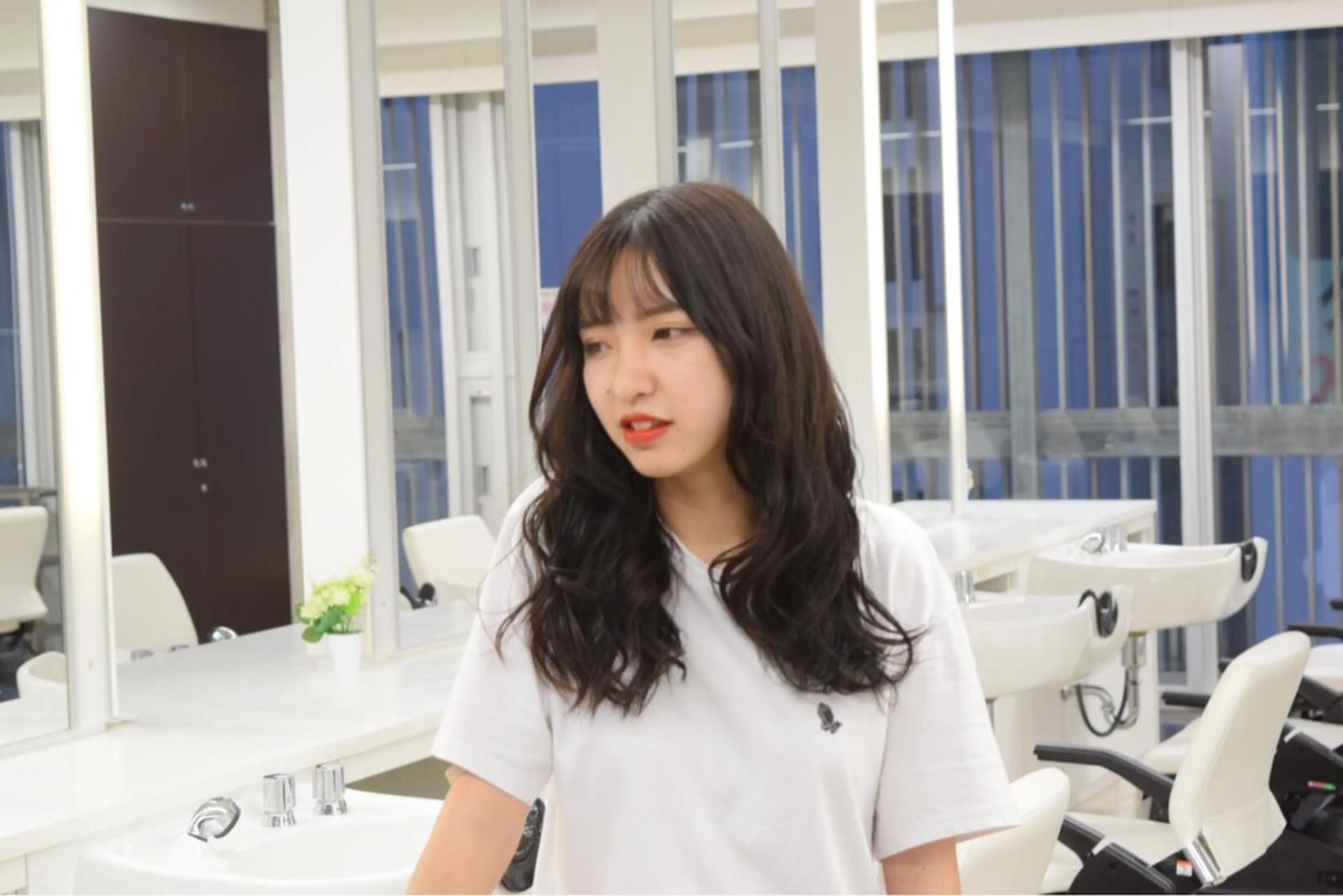 ロング エトー シンゴのヘアスタイル