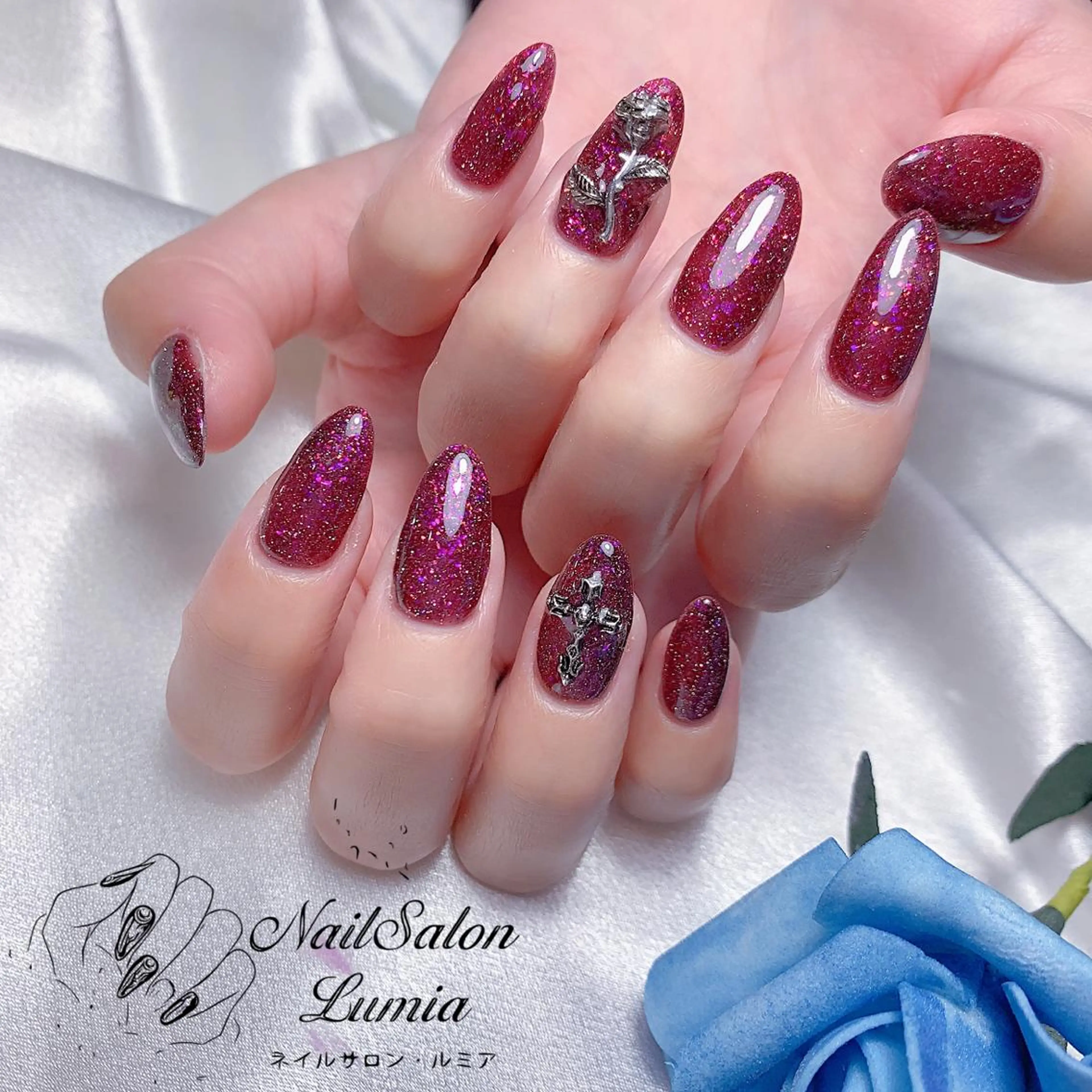 ネイル ハンドネイル ネイルサロン ルミア Lumia 店長のネイルデザイン