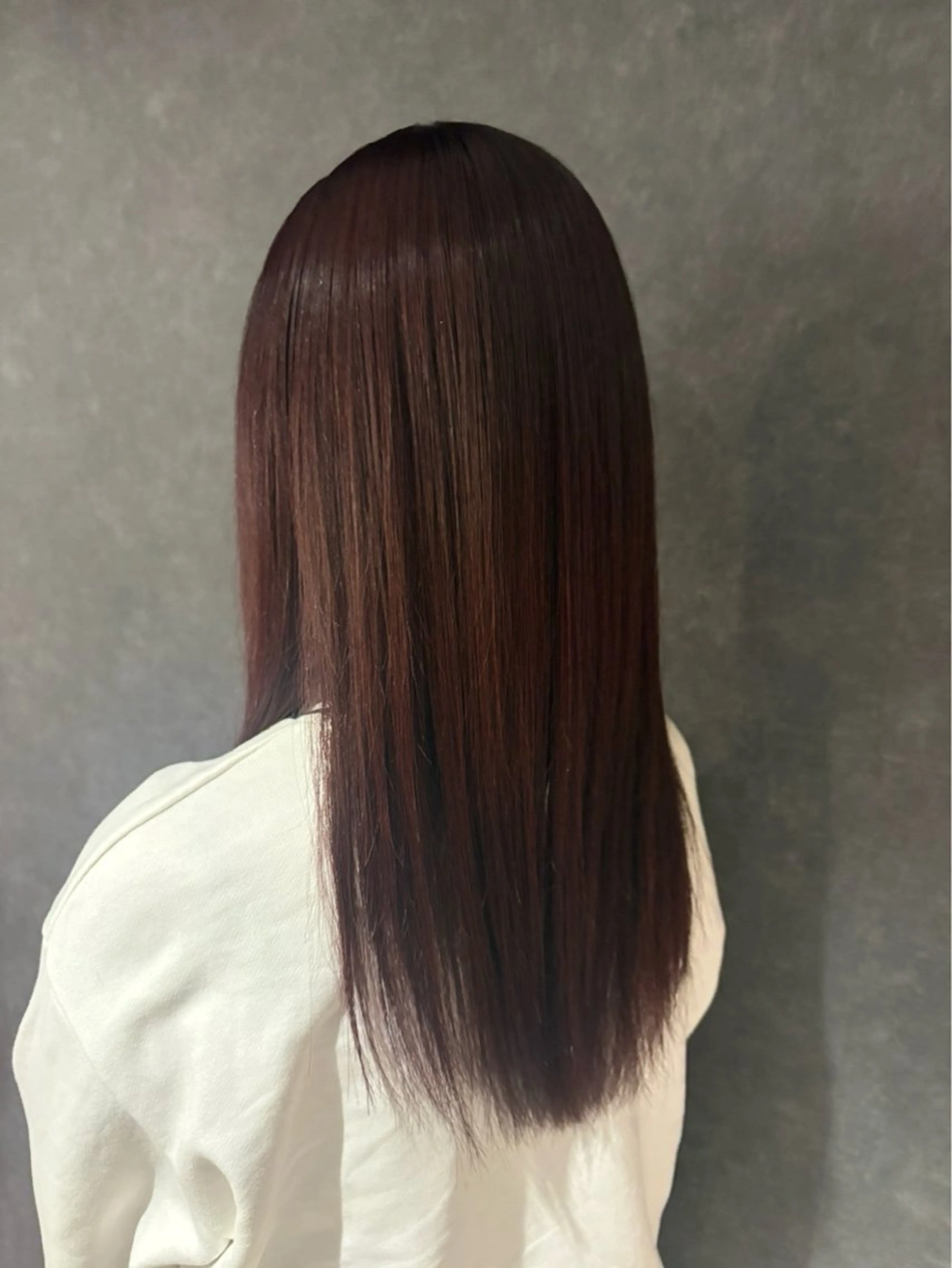 カラー ブラウンカラー 透明感カラー ピンクカラー レッドカラー ヘアカラー 中里 優羽のヘアスタイル