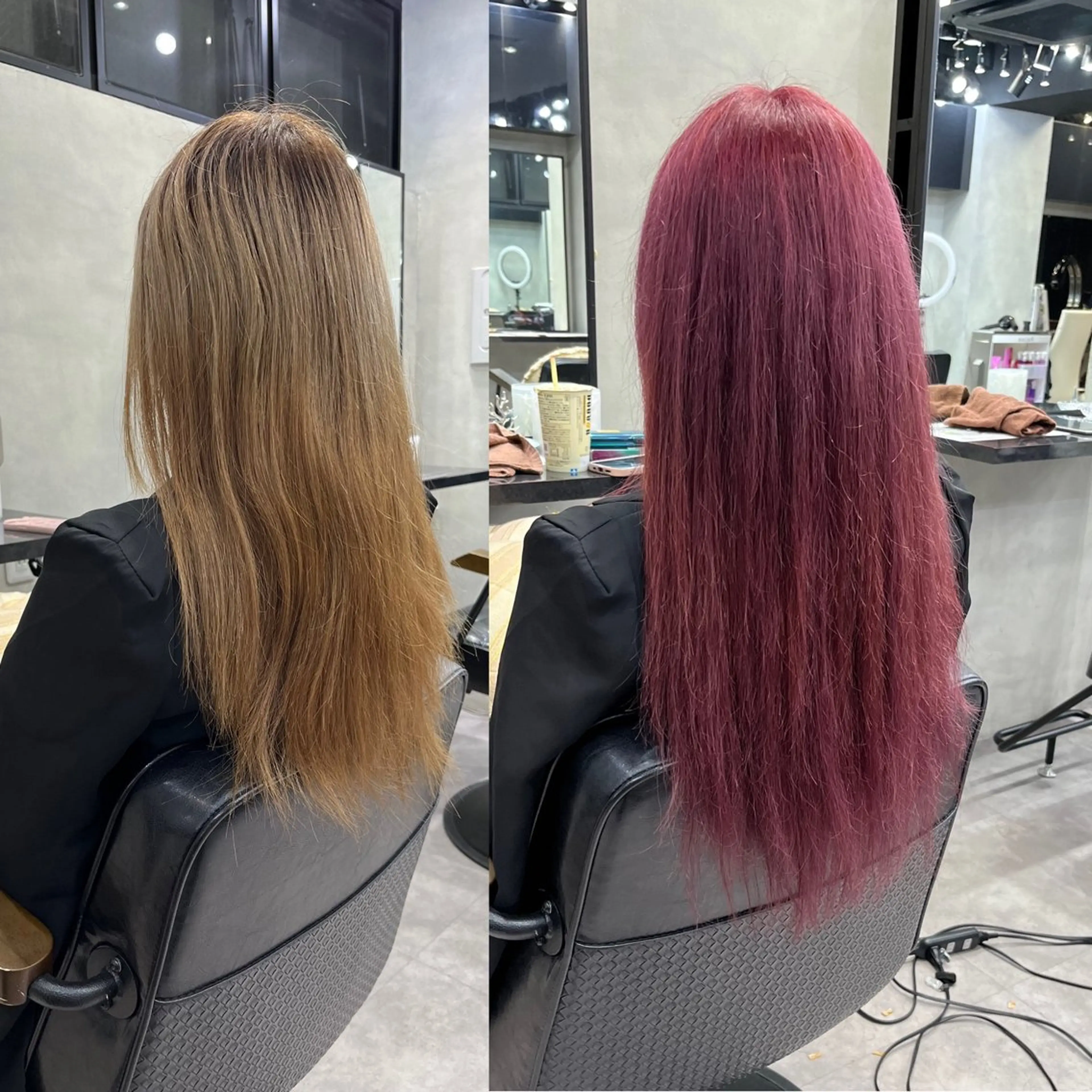 セミロング エクステ 濱川響太レディース カットモデルのヘアスタイル