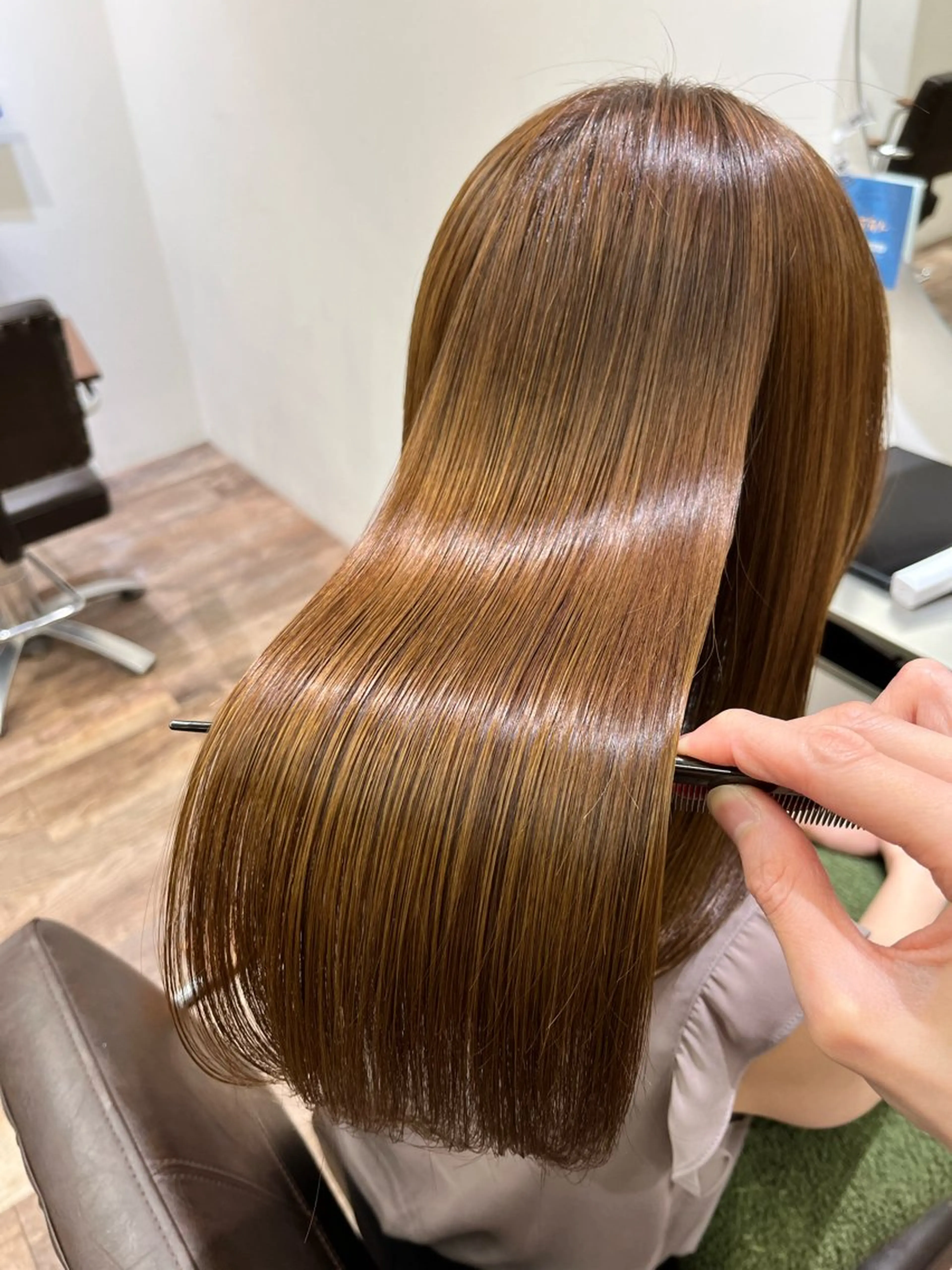 ロング 田淵 愛里のヘアスタイル