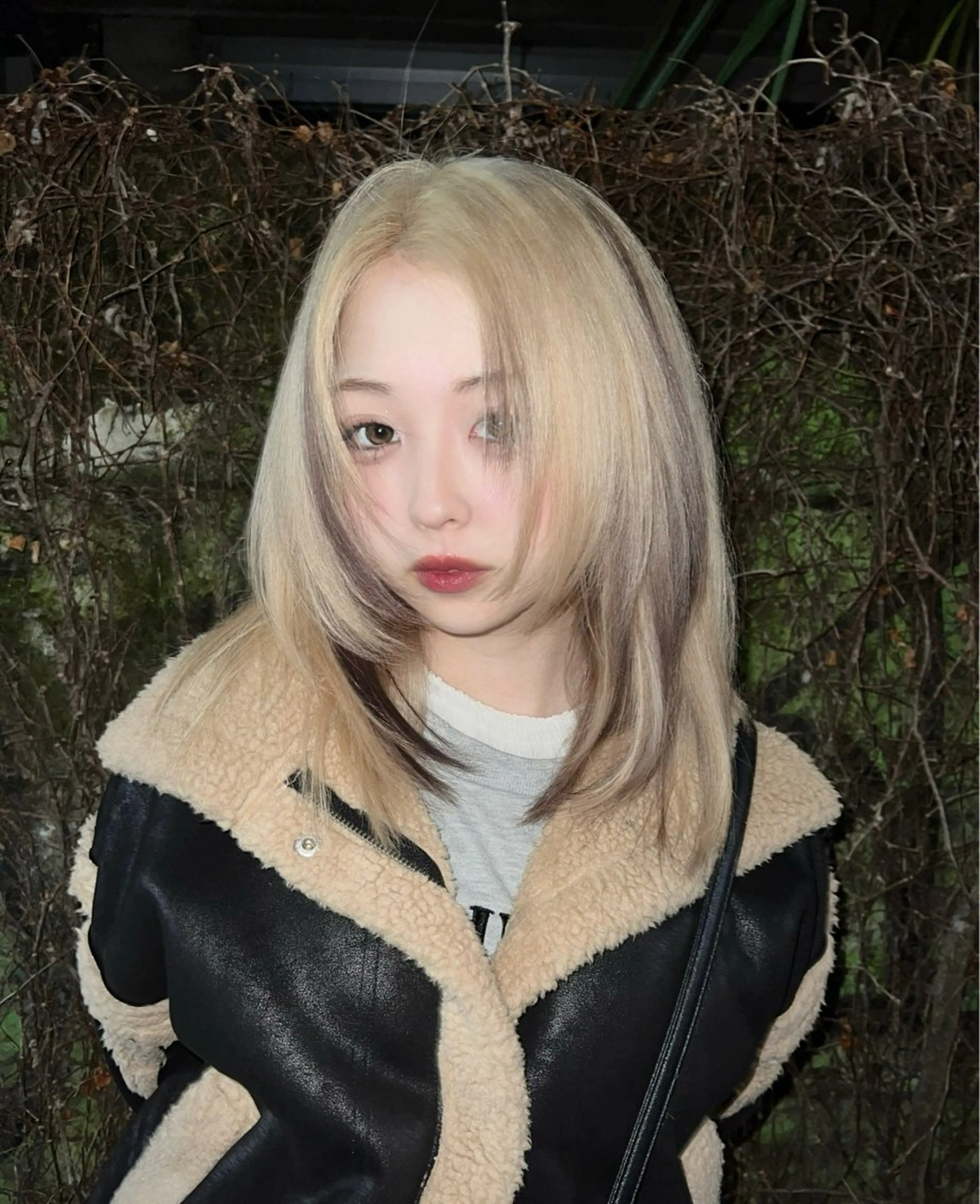 セミロング カラー デザインカラー ヘアカラー 原宿美容師／複雑 履歴修正/きょたのヘアスタイル