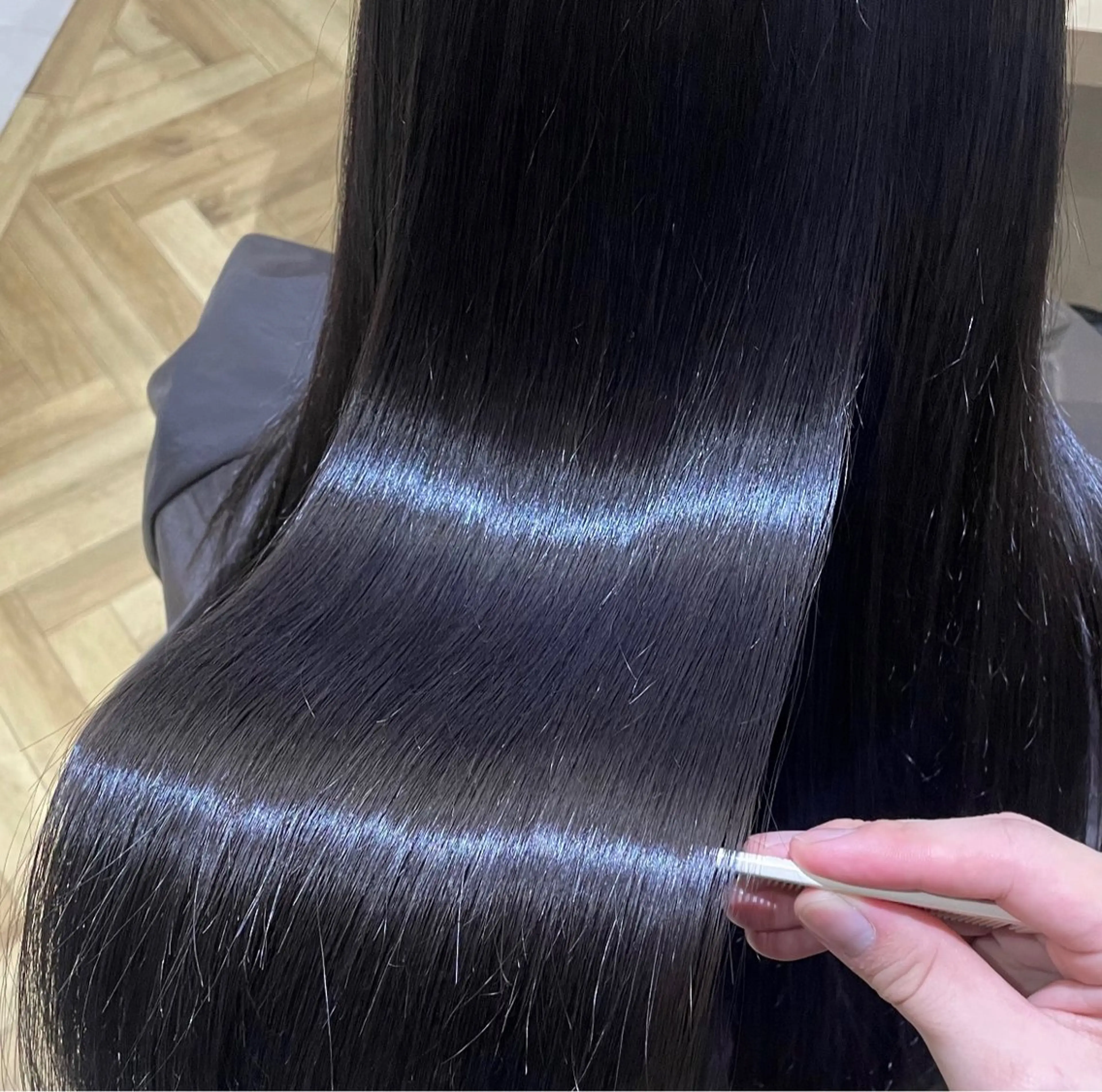 ロング ケアカラー Zina天神🌻田中 愛香のヘアスタイル