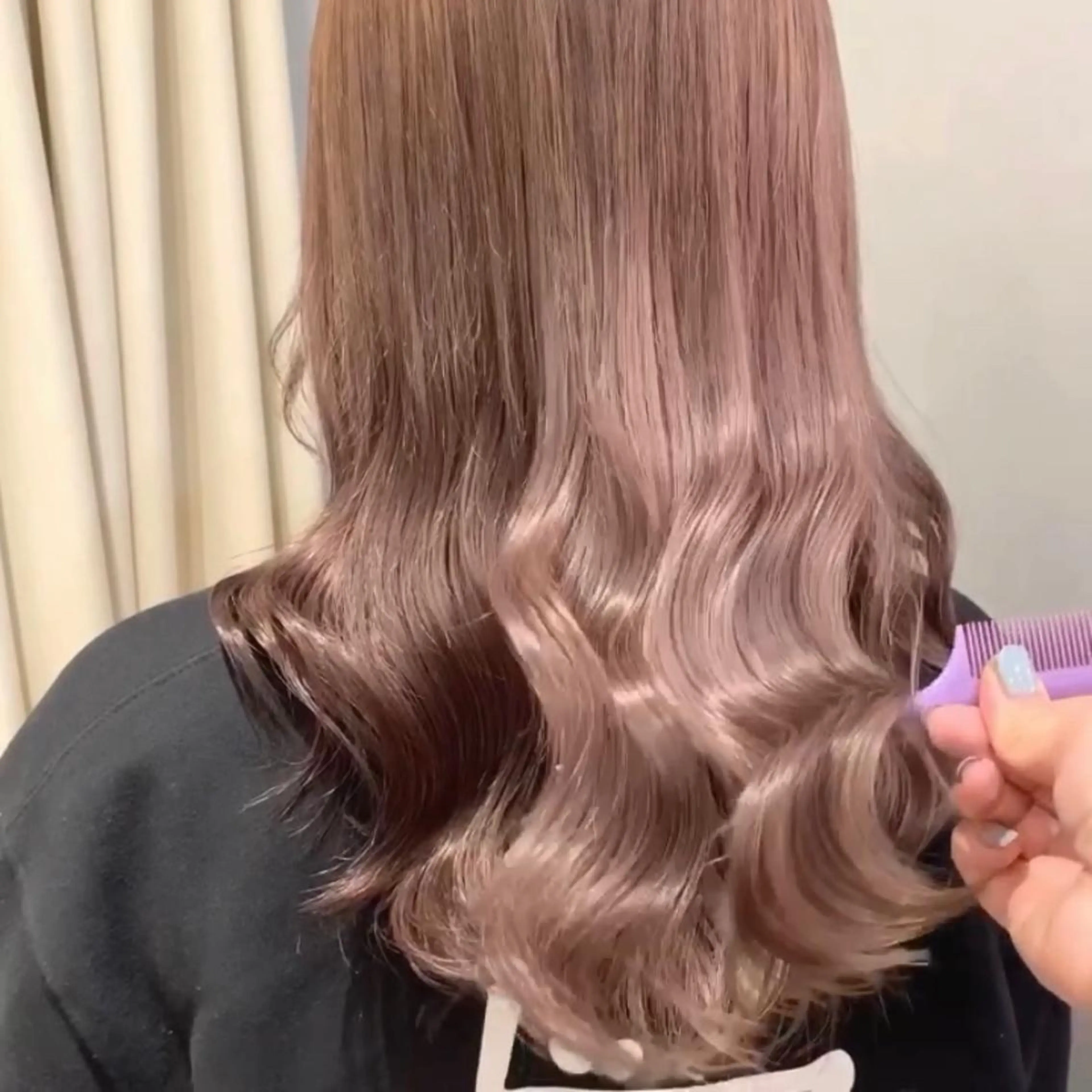 ロング カラー ヘアアレンジ 代表🎀 ふわモテ愛 され髪🩷yumiのヘアスタイル