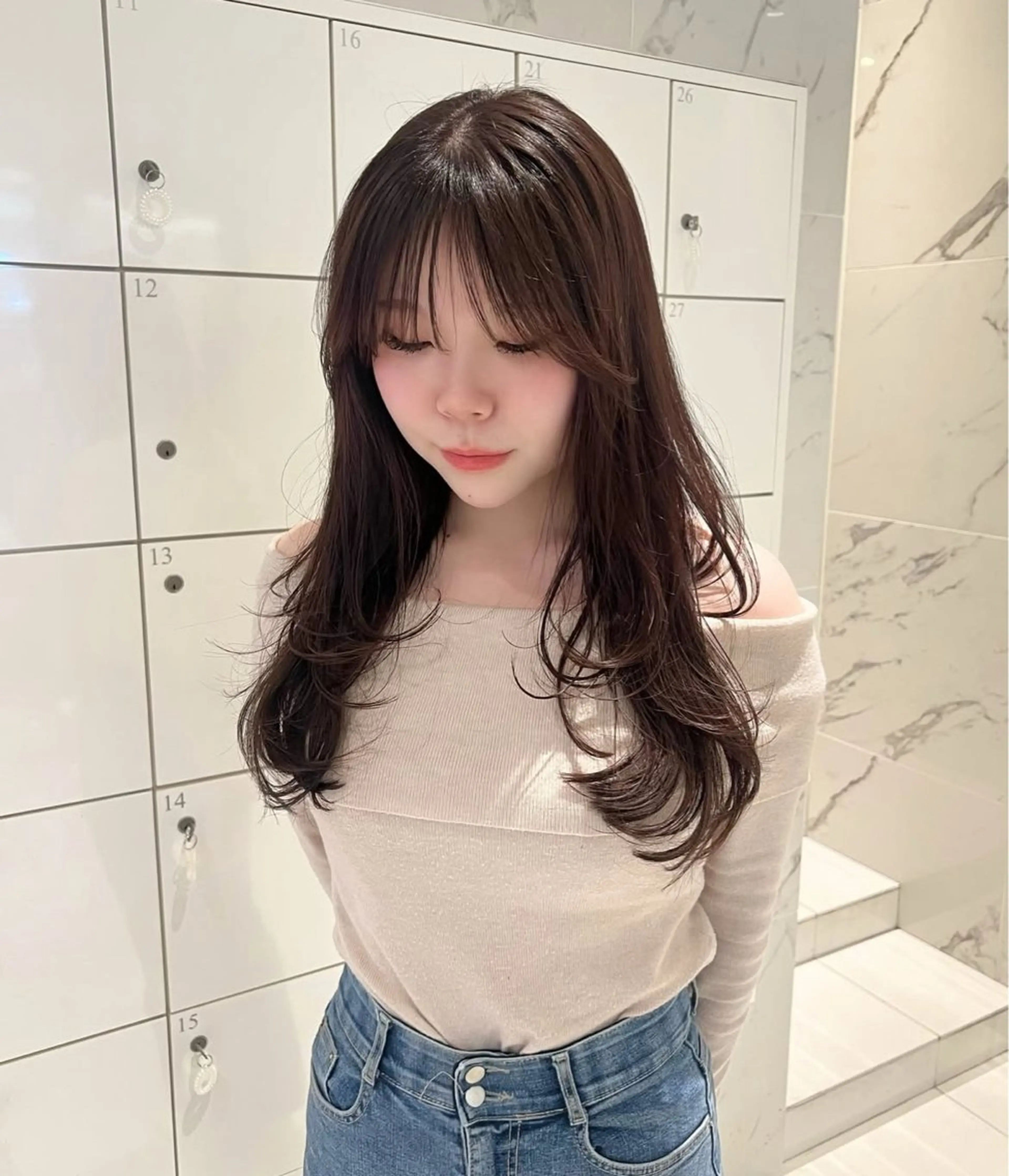 ロング カラー 似合わせカット/ カホのヘアスタイル